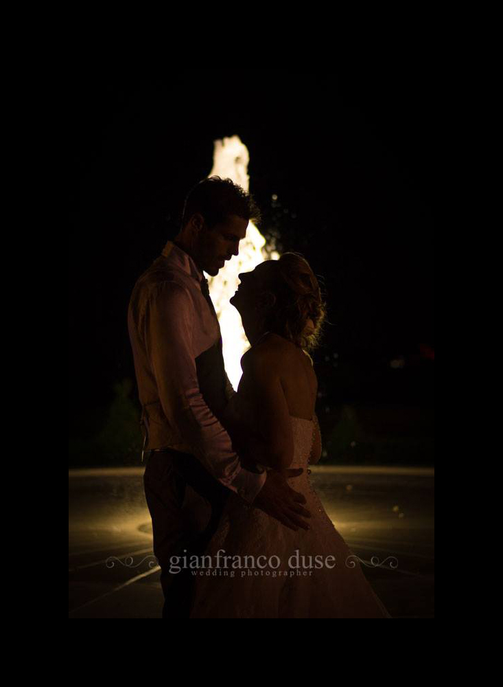 Wedding moment Night