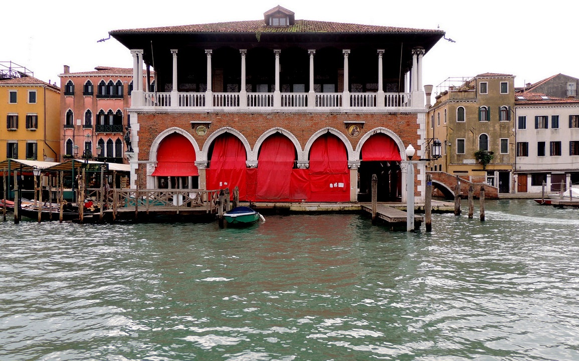 Venice The Grand Canal from the Fish Market