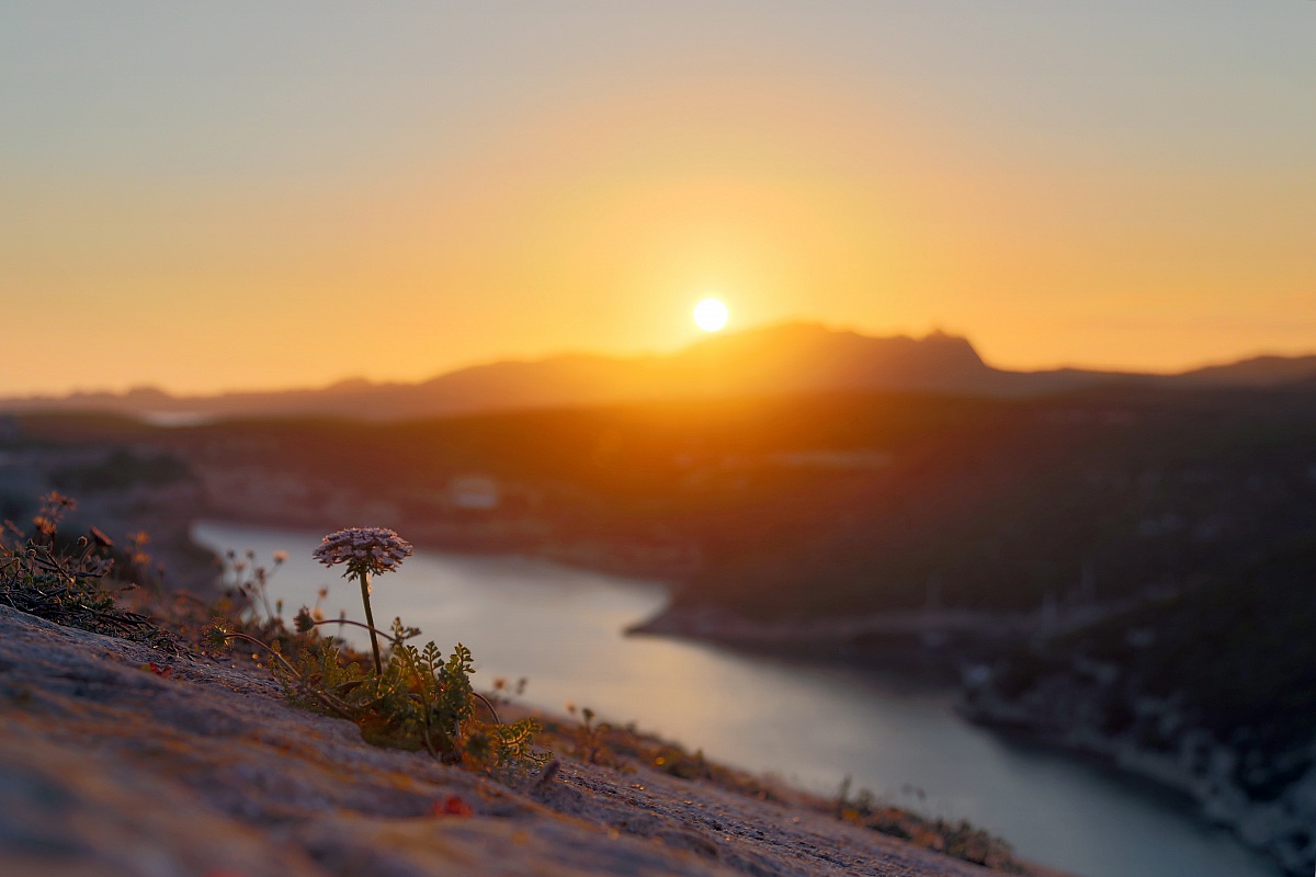 Sunset from Bonifacio stronhold walls