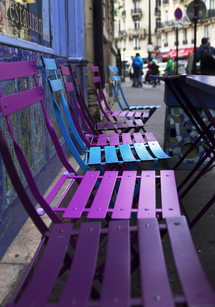 Latin Quarter violet and blue ...