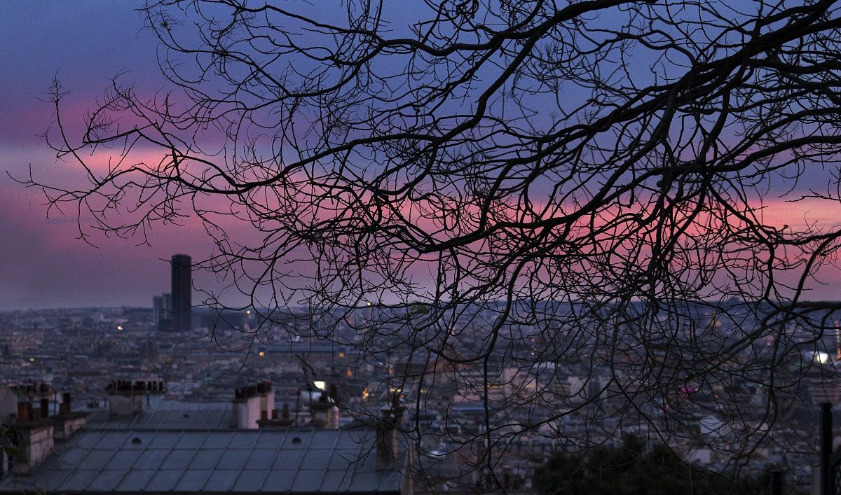 Paris ... coucher de soleil