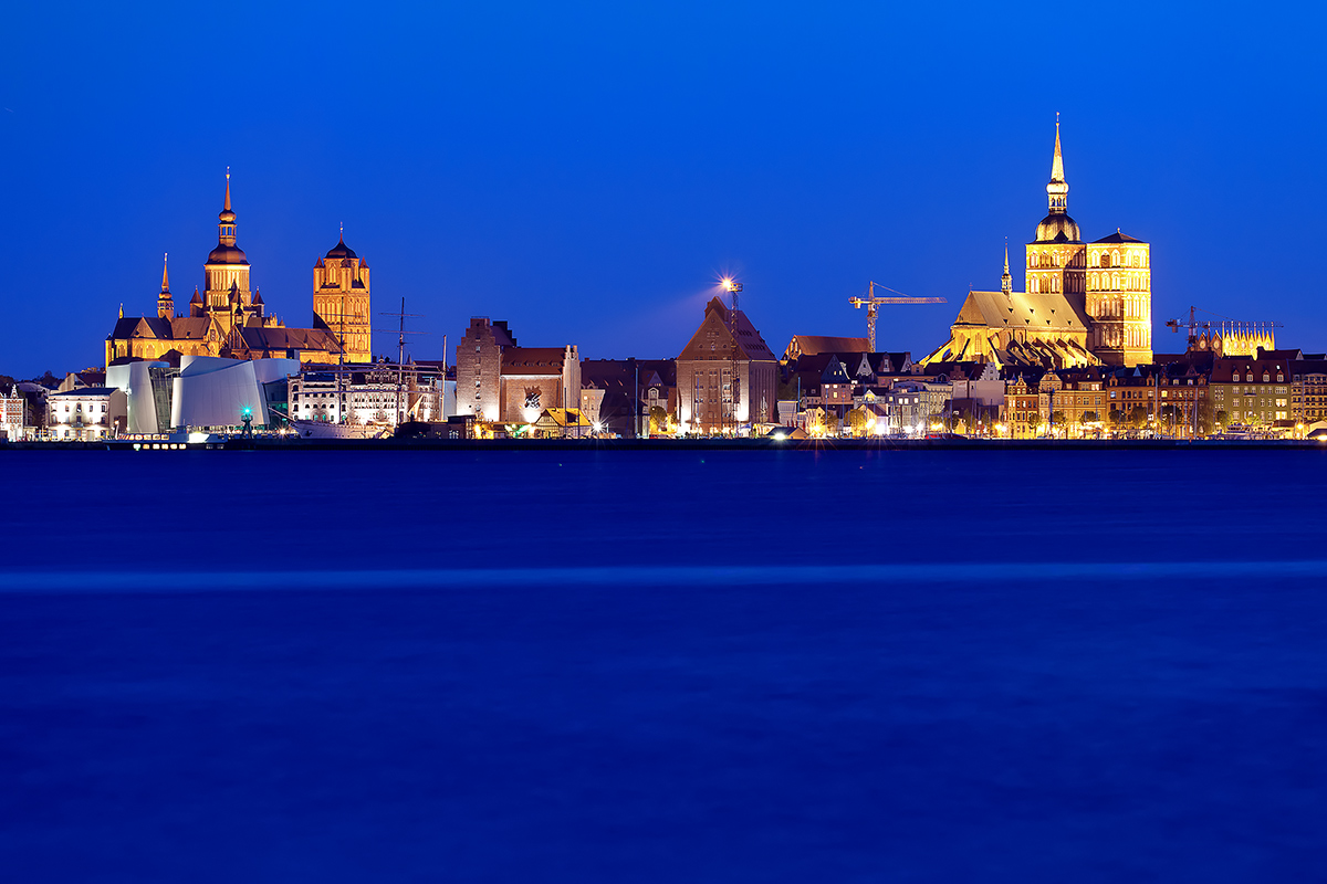 The blue hour of Stralsund