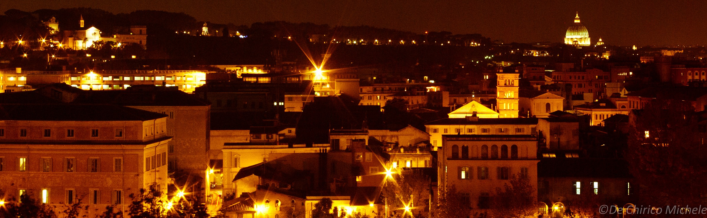 rome from one of the hills