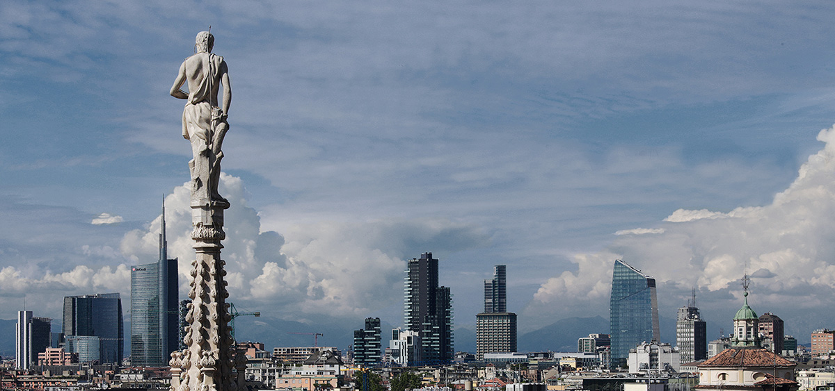 Milan - PN from the terrace of the Duomo