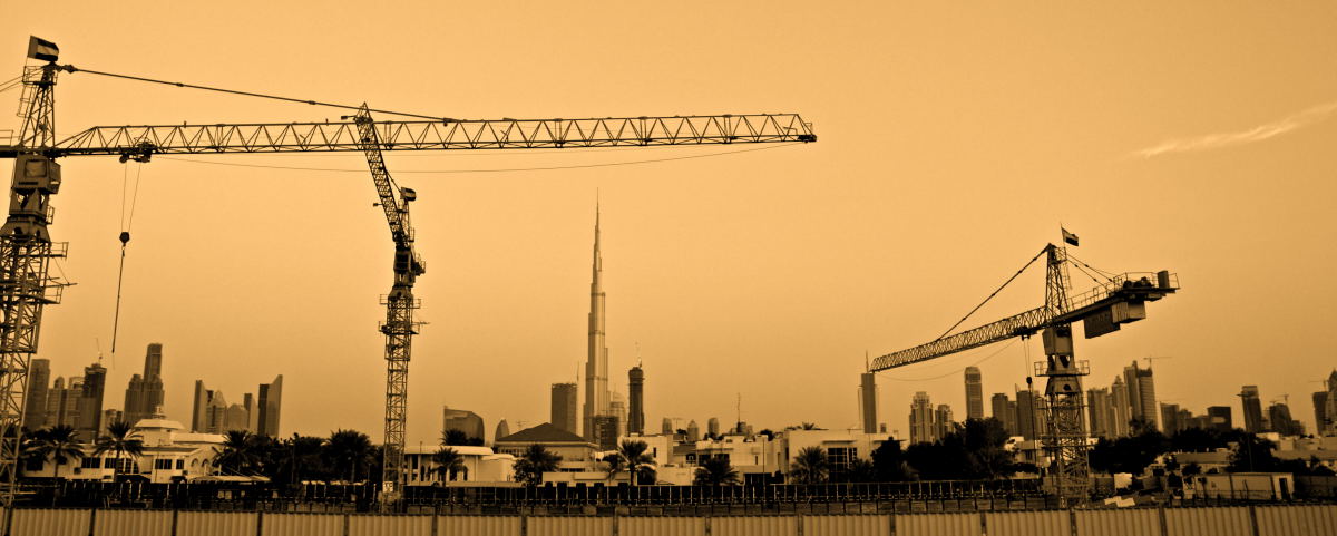 The city under construction