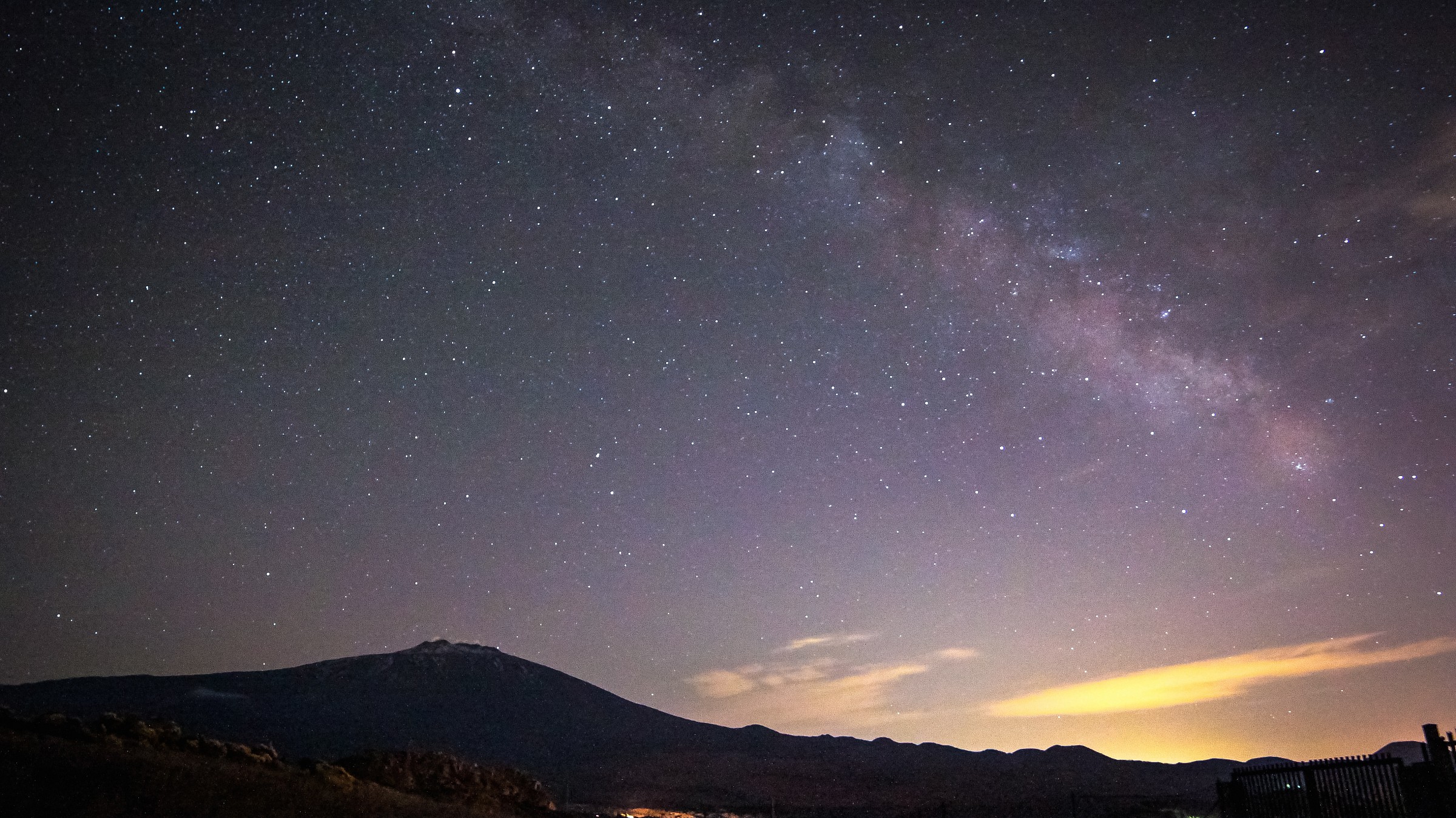 etna e via lattea