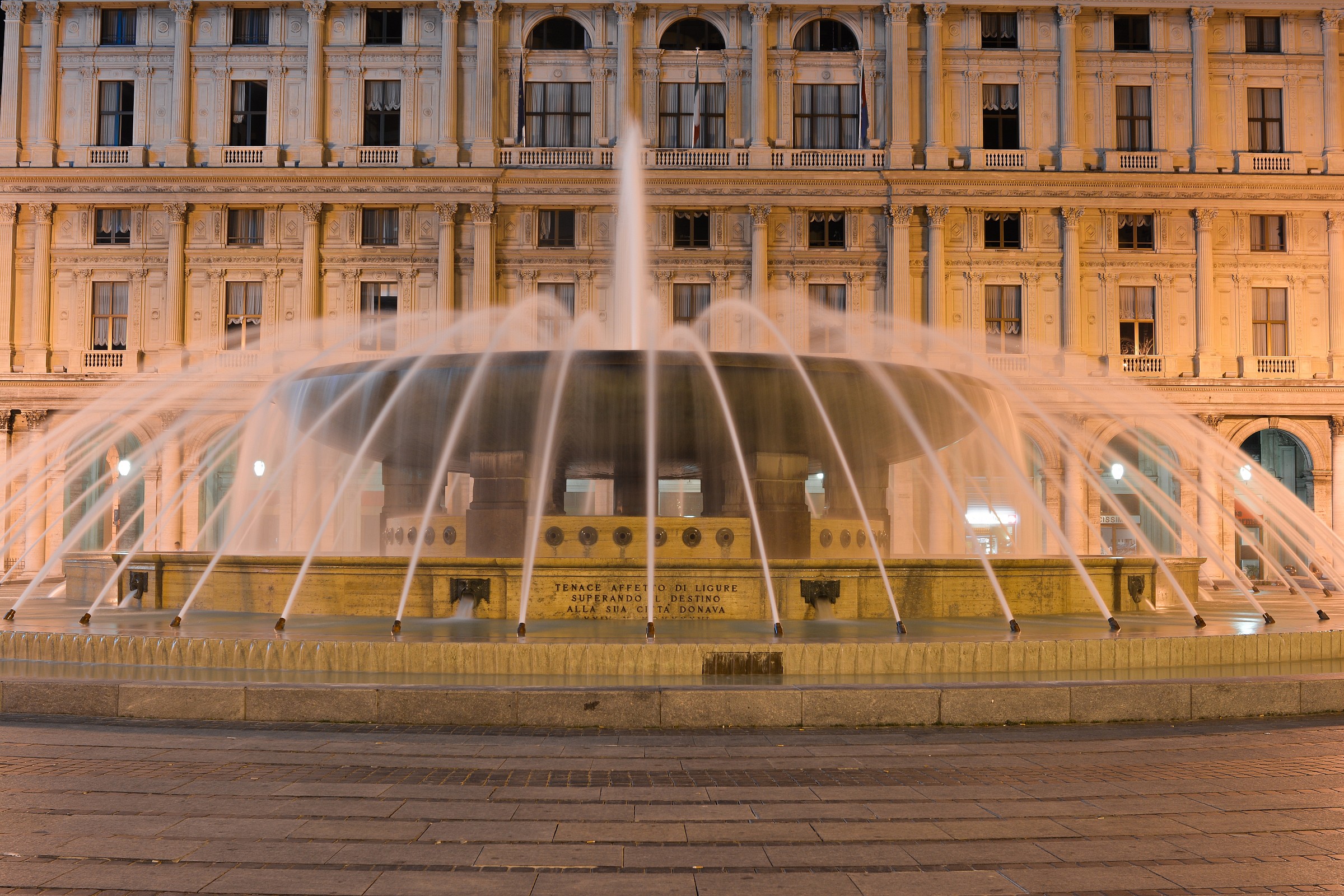 Fountain in Piazza De Ferrari
