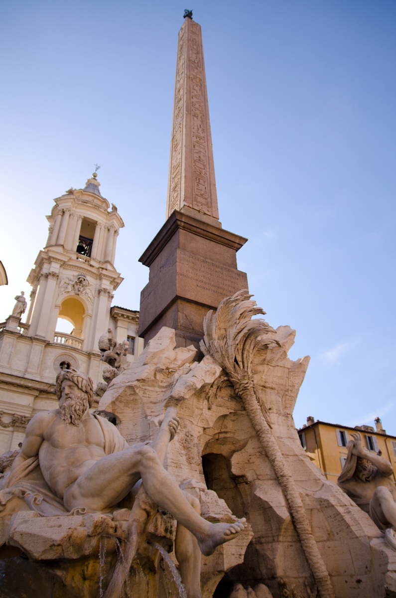Four Rivers Fountain, Piazza Navona!