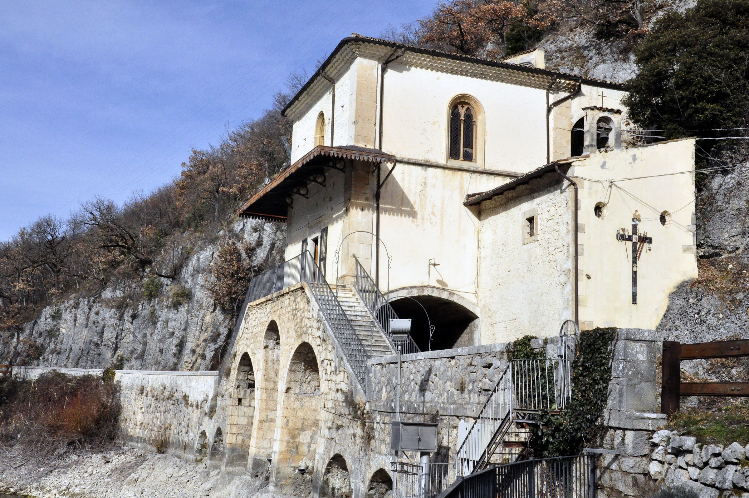 Church on Lake Scanno