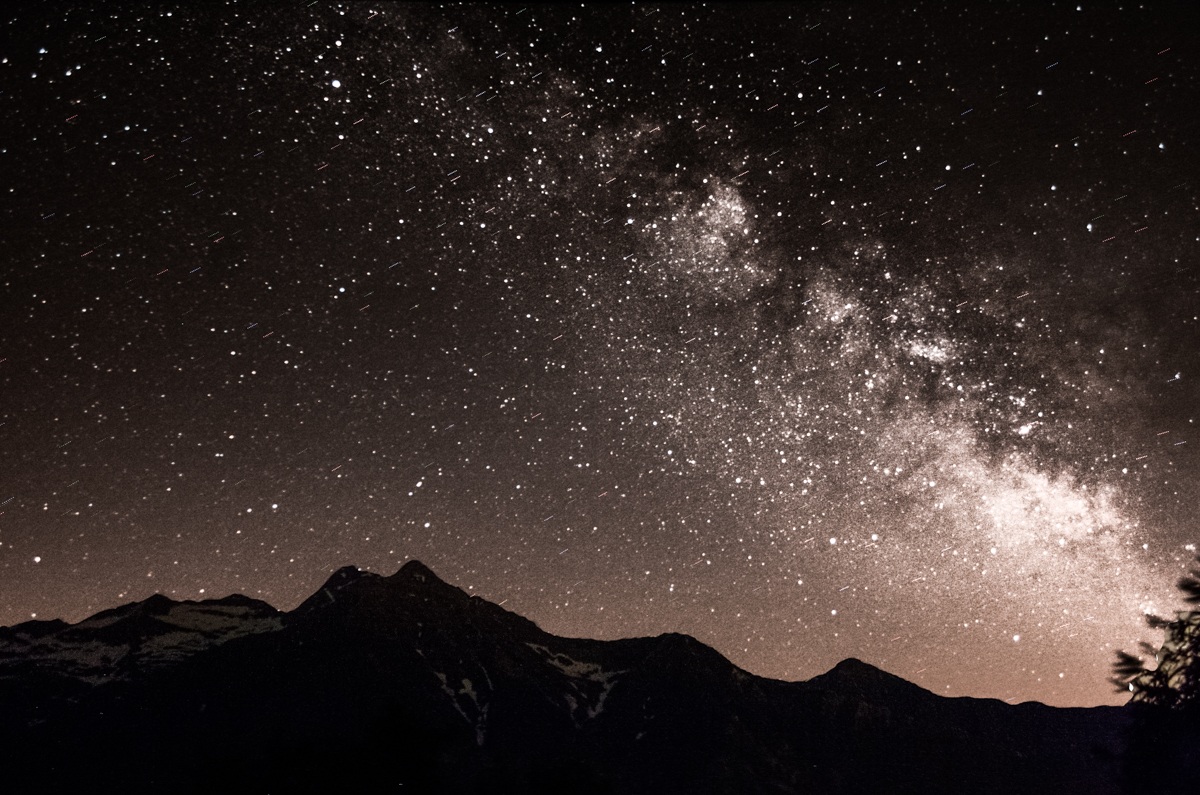 Via Lattea sulle Dame di Challand