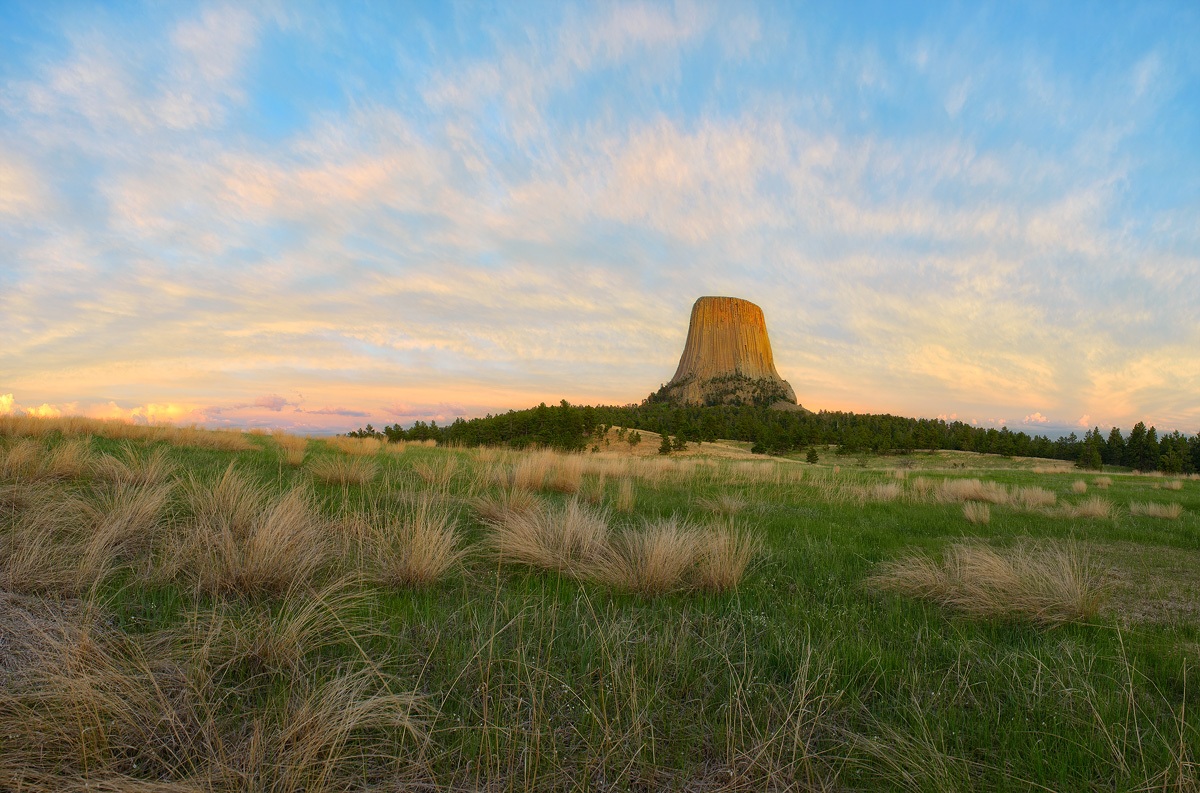 Devil's Tower sunset