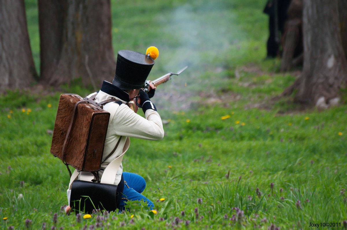 Novara: a moment of historical re-enactment of the Battle of...