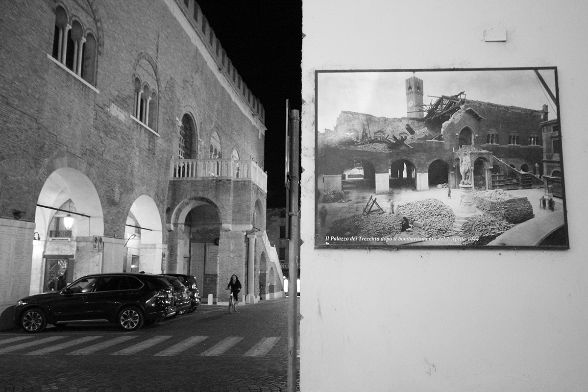 Palazzo dei Trecento: the bombing 07/04/1944