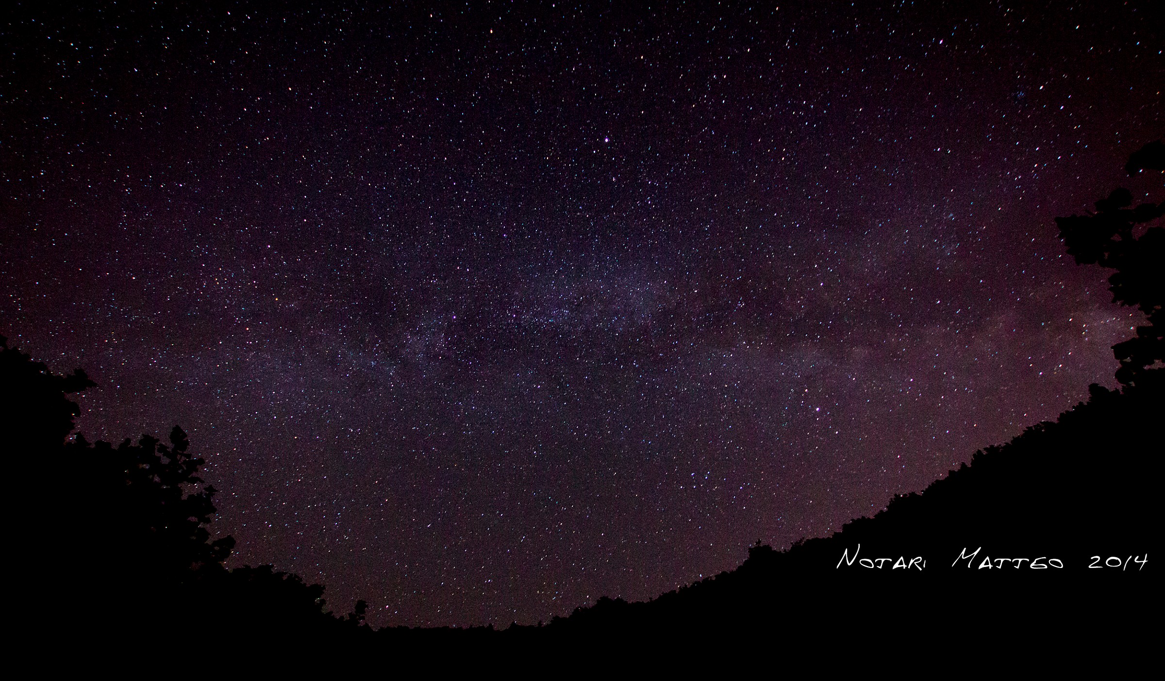 Milky way from Calvanico