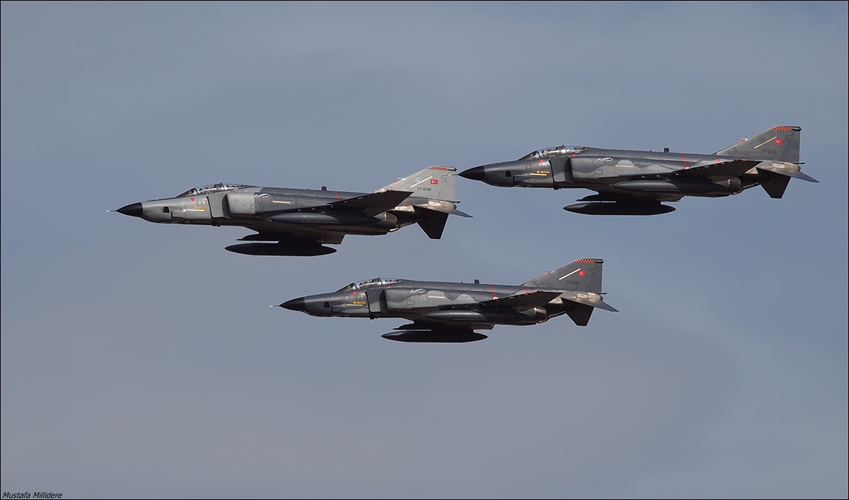 Turkish Air Forces F4 Phantoms 4