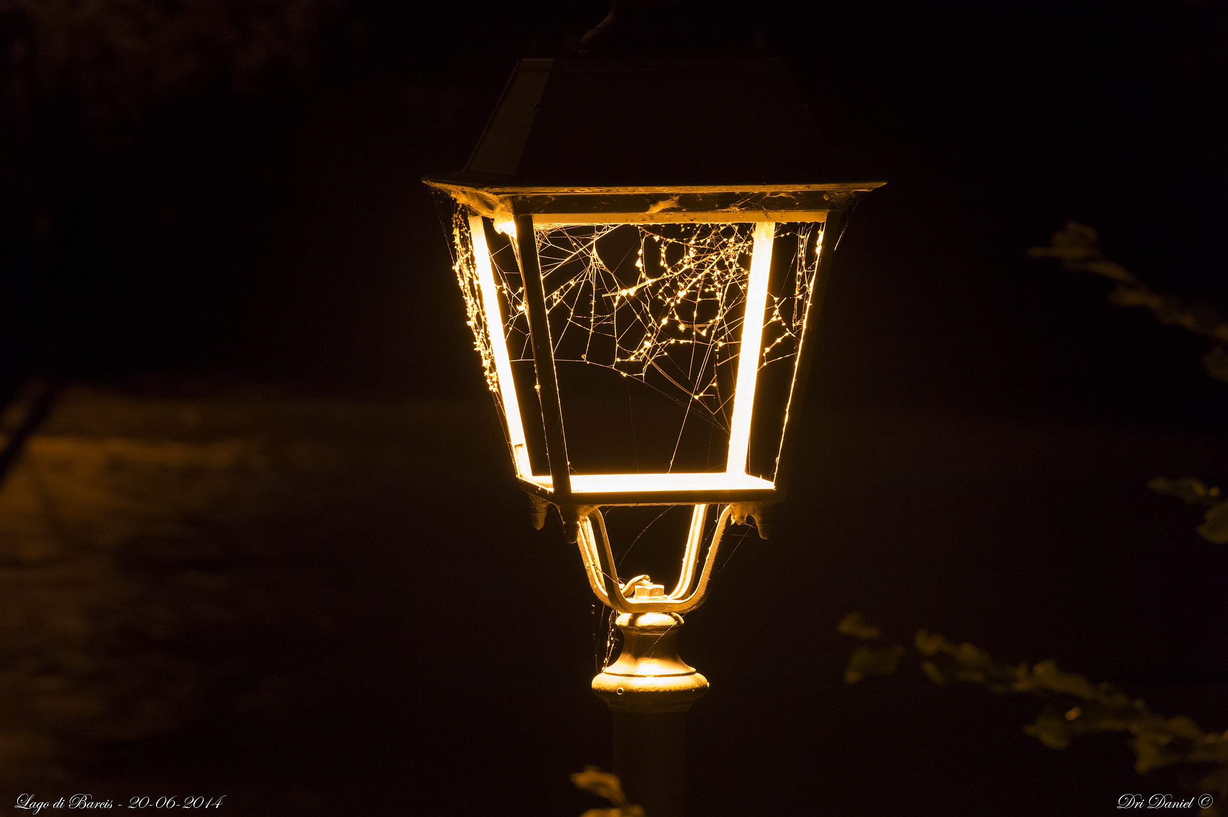 Barcis Lake at night