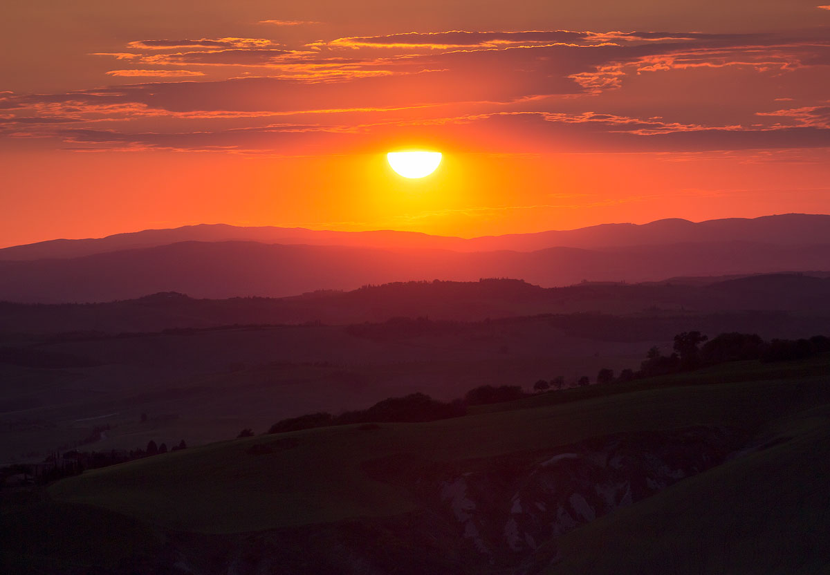 Tramonto in Val d'Orcia 01