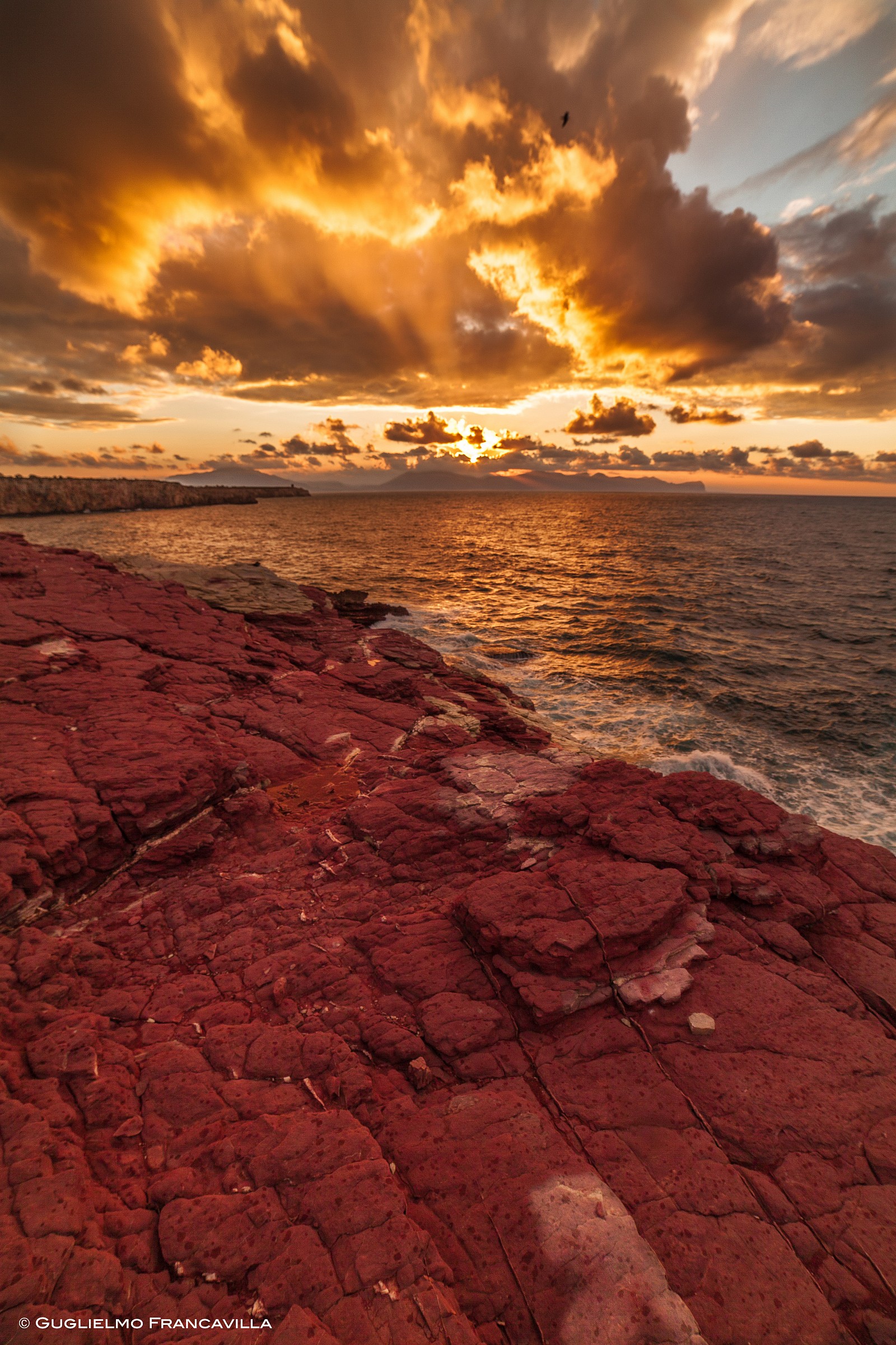 Tramonto a Cala Rossa