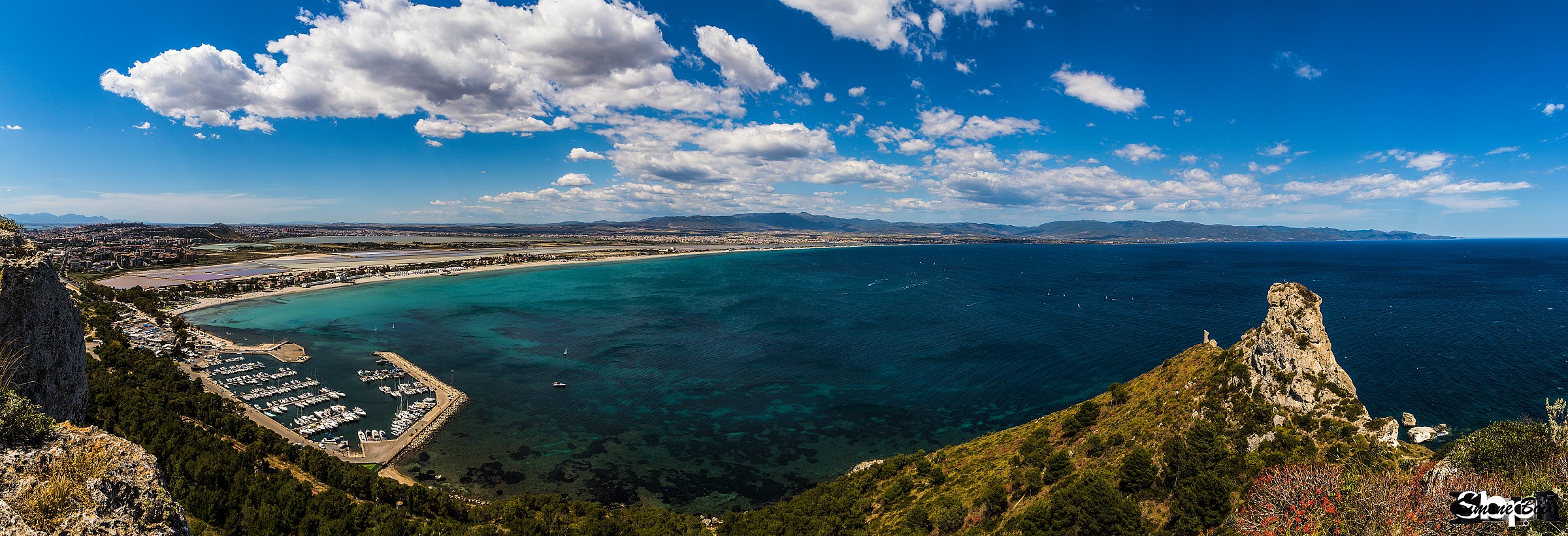 Poetto di Cagliari(vista Sella del Diavolo)