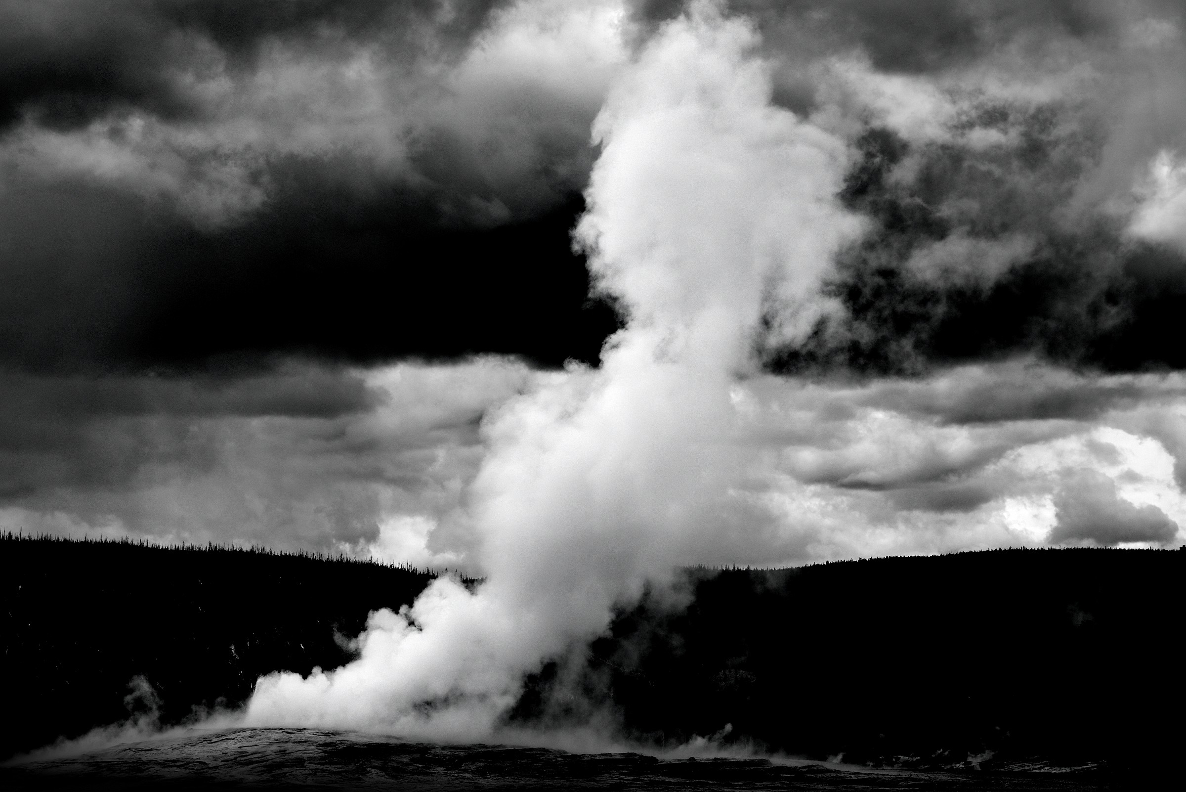 Old Faithful in azione