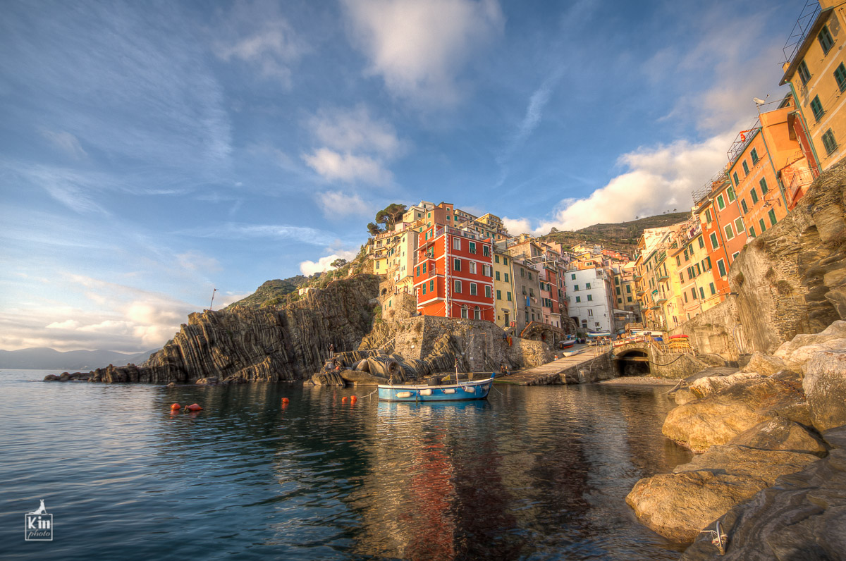 Ultime luci su Riomaggiore