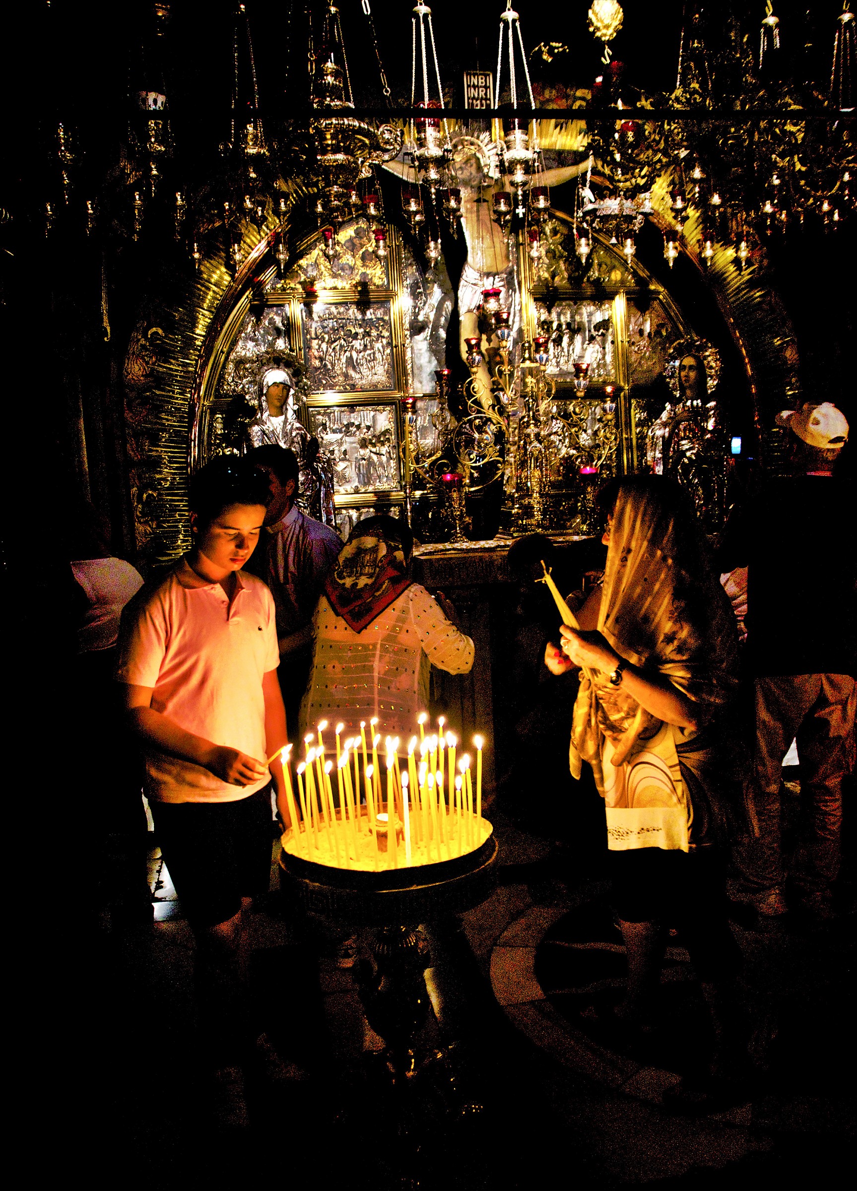 At the Holy Sepulchre