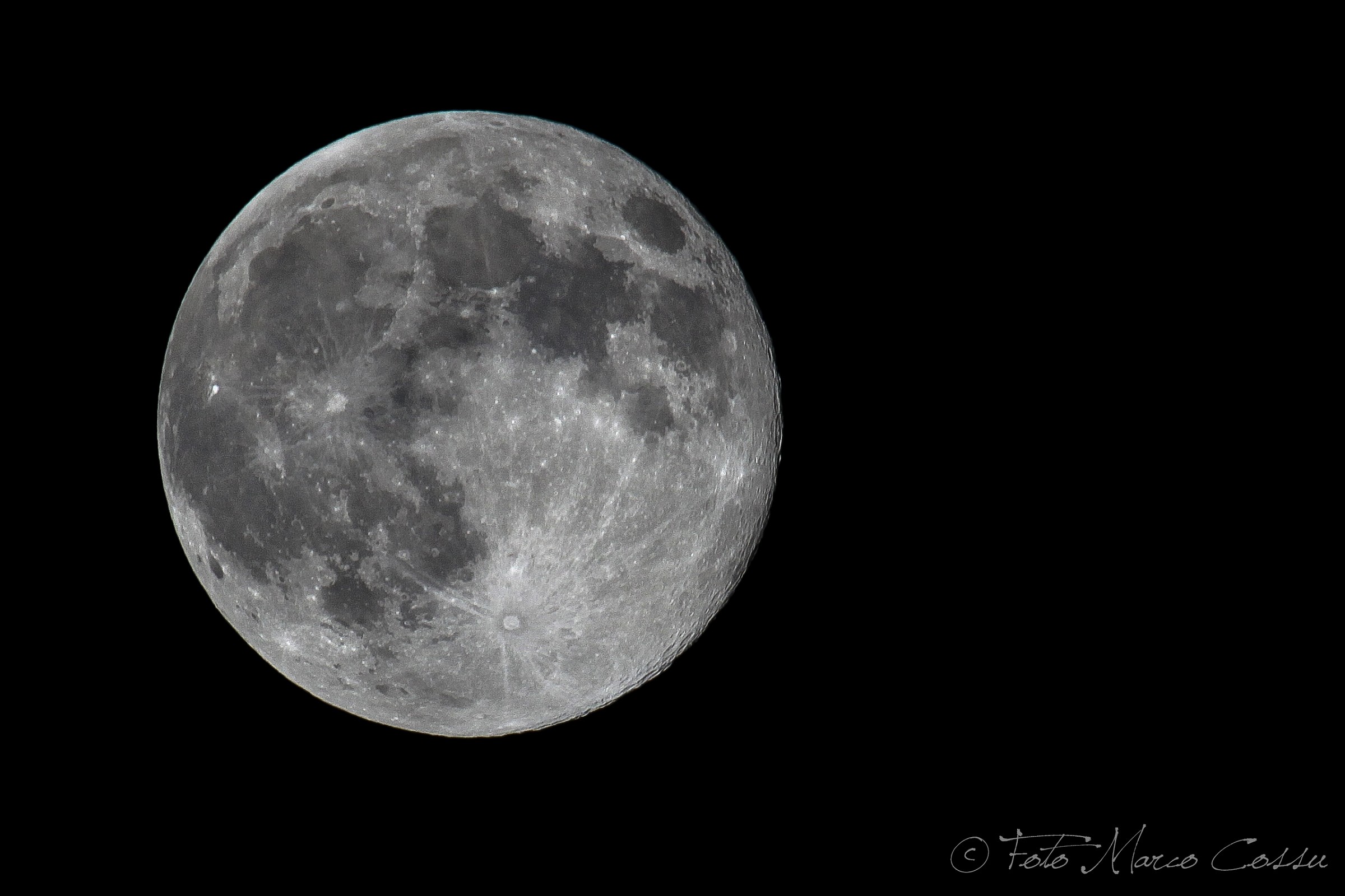 the white side of the moon