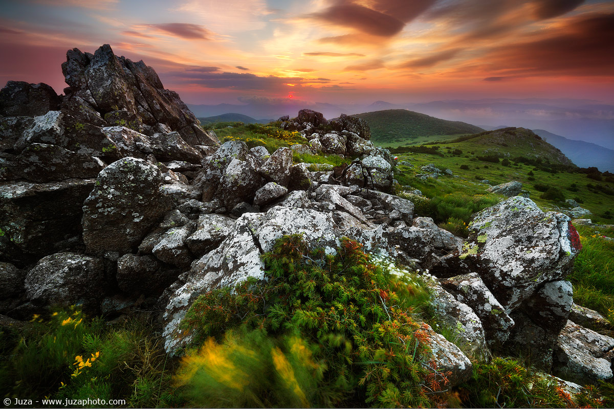 Sunrise from Mount Ragola