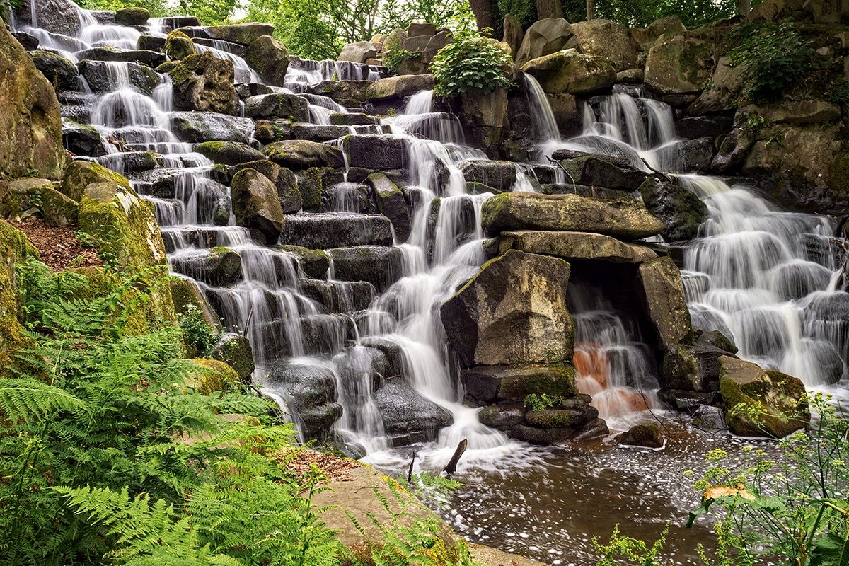 Virginia Water waterfall - UK