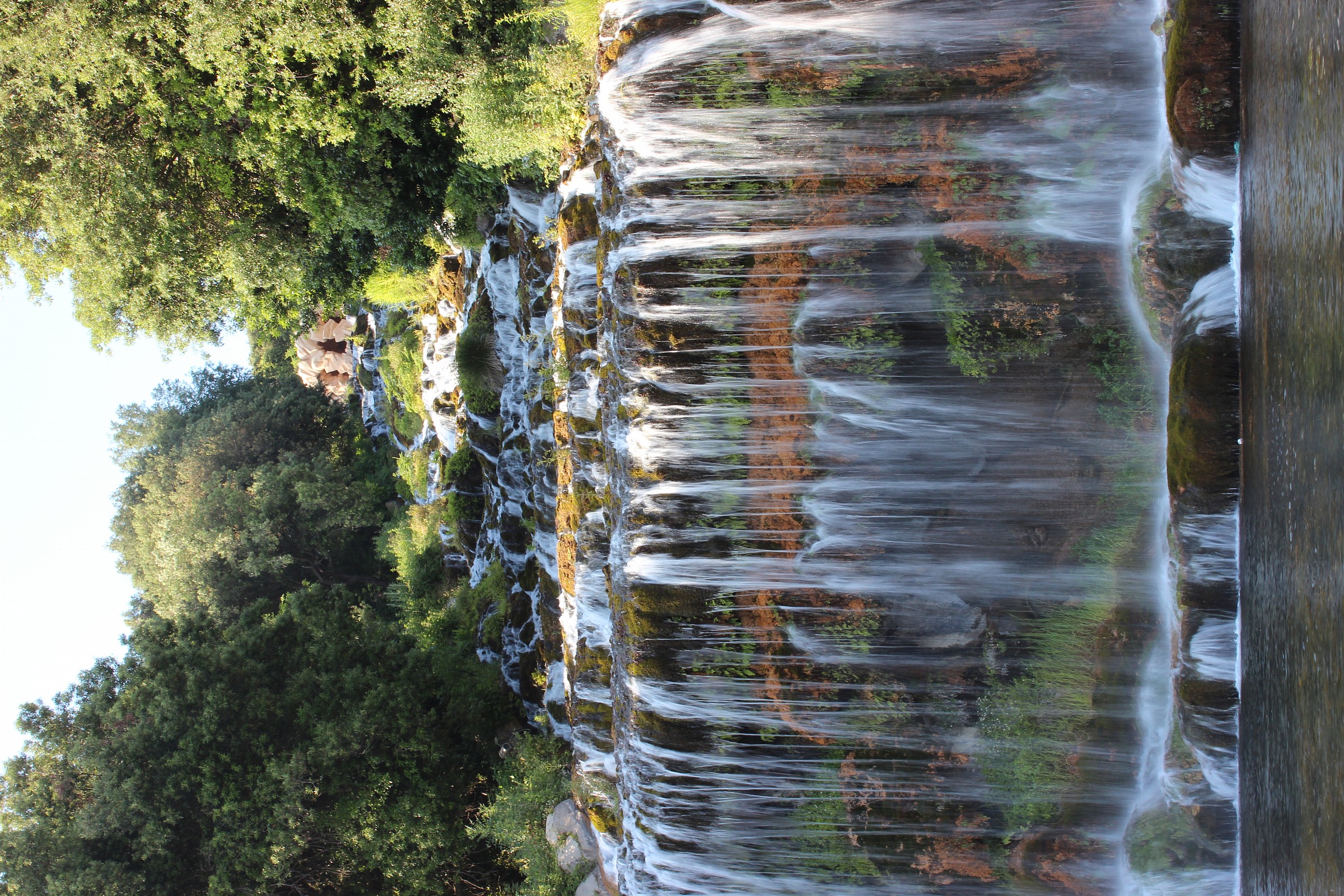 particular waterfall royal palace of Caserta