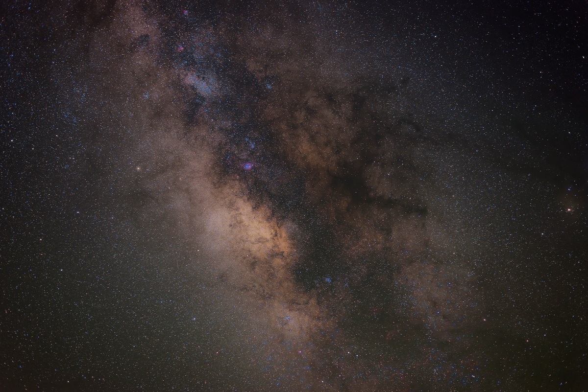 Milky way on Naxos Greece