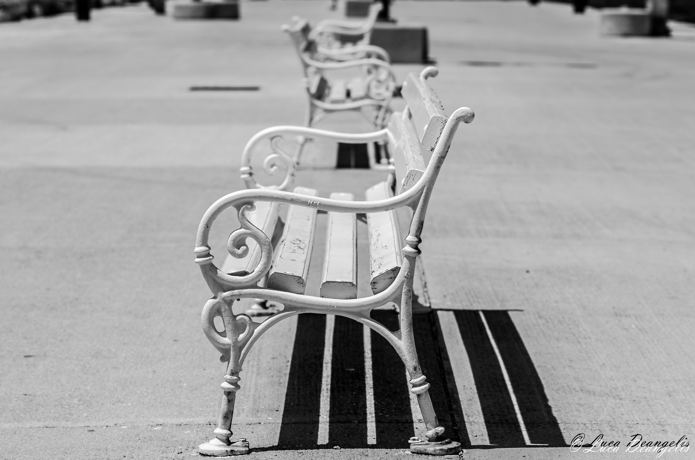 Panchine in banchina