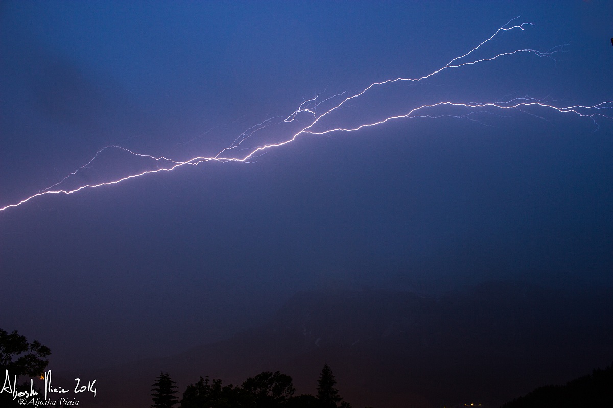 Il mio primo fulmine...