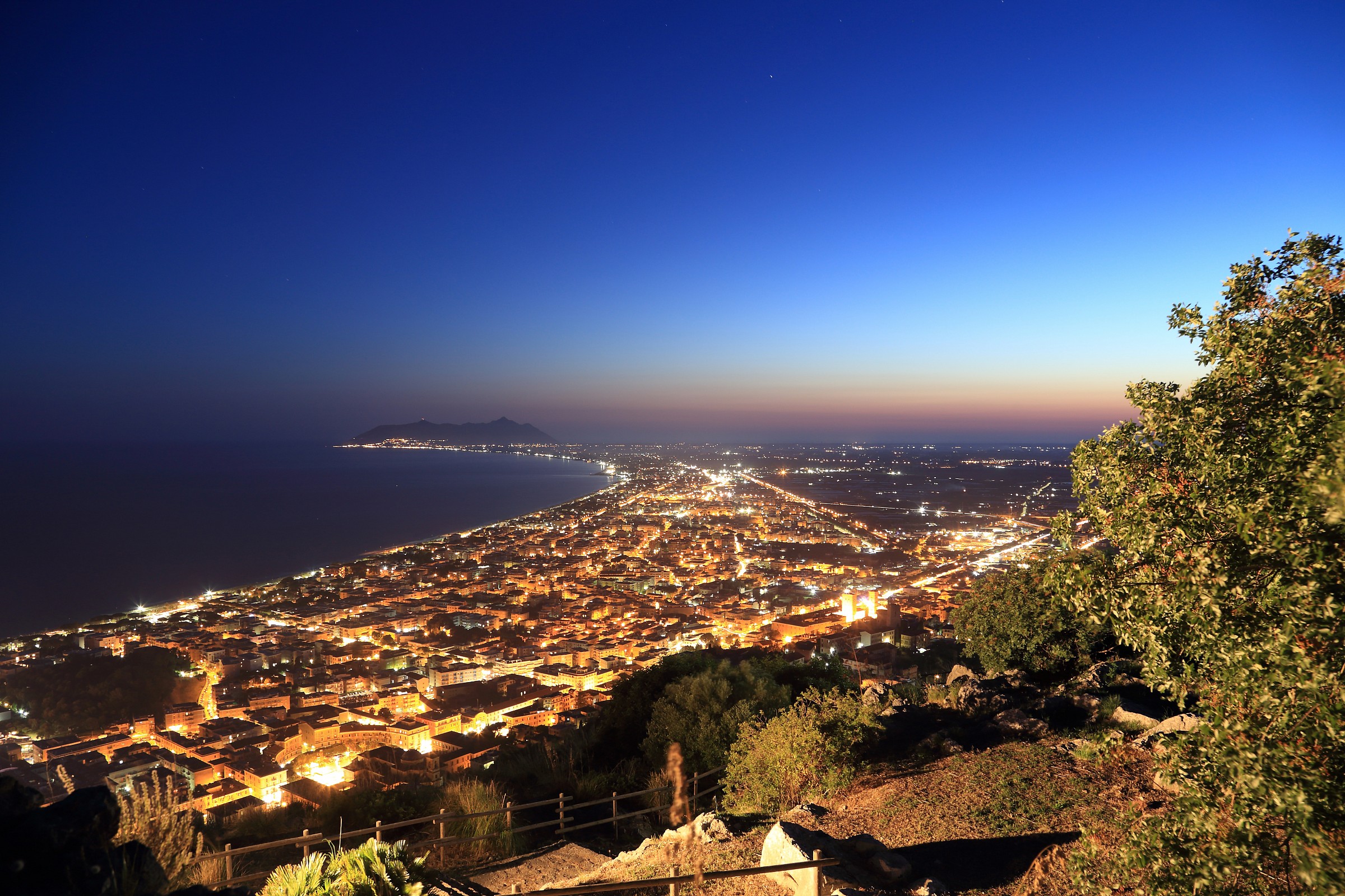 Panorama of the Temple of Circeo Anxur