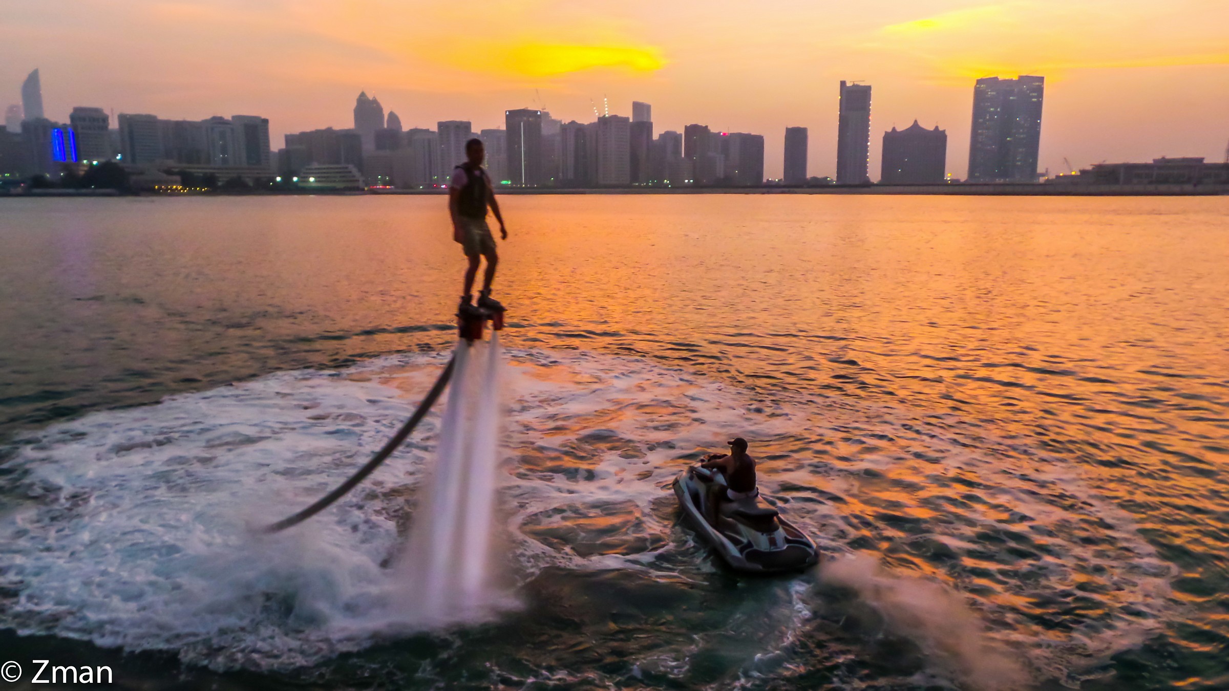 Sunset From The Galleria, Abu Dhabi