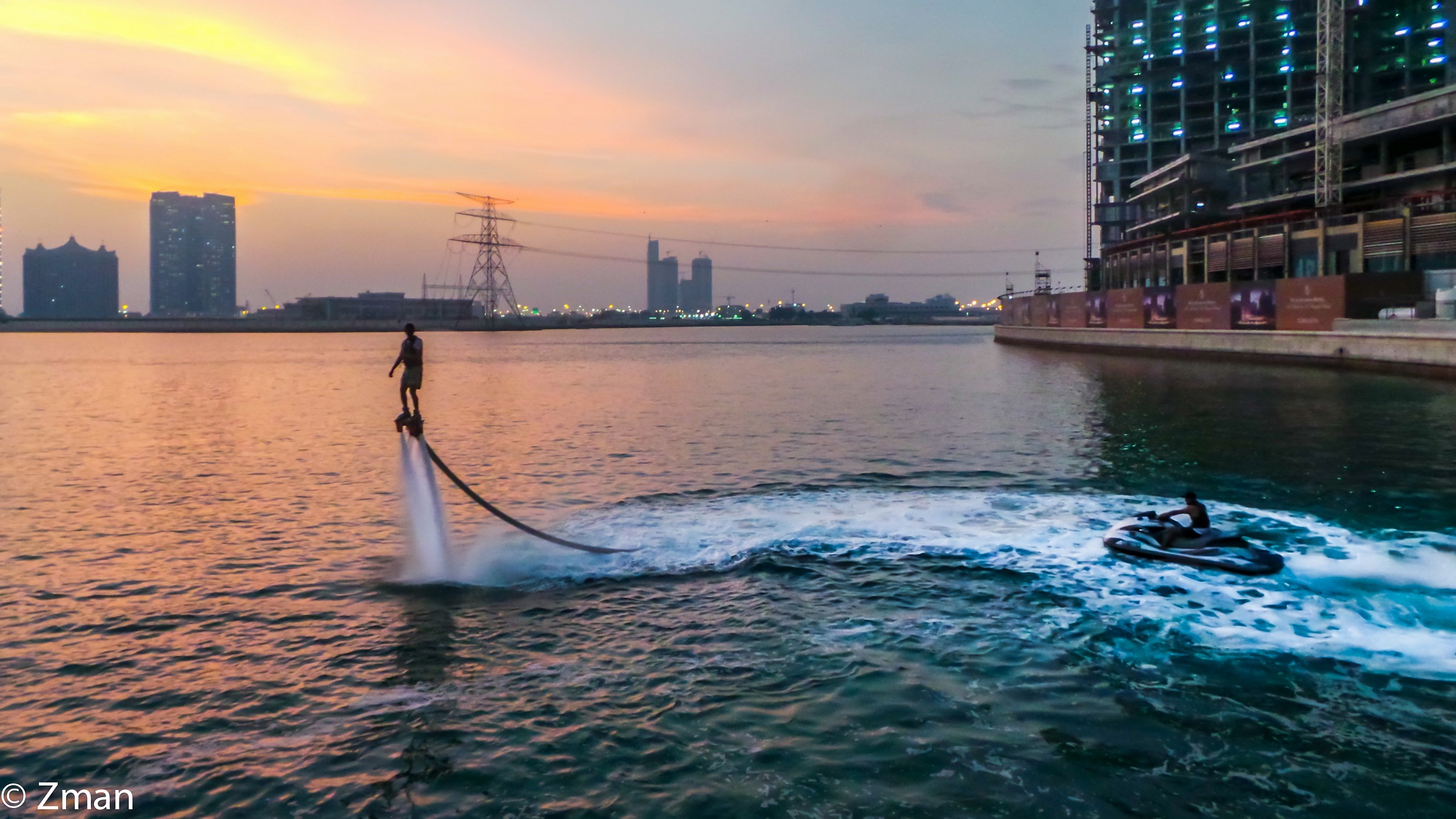 Sunset From The Galleria, Abu Dhabi