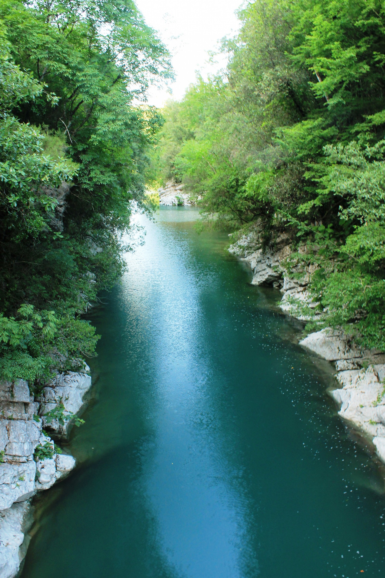 ...un tratto del Fiume Calore, nei pressi di Felitto(Sa
