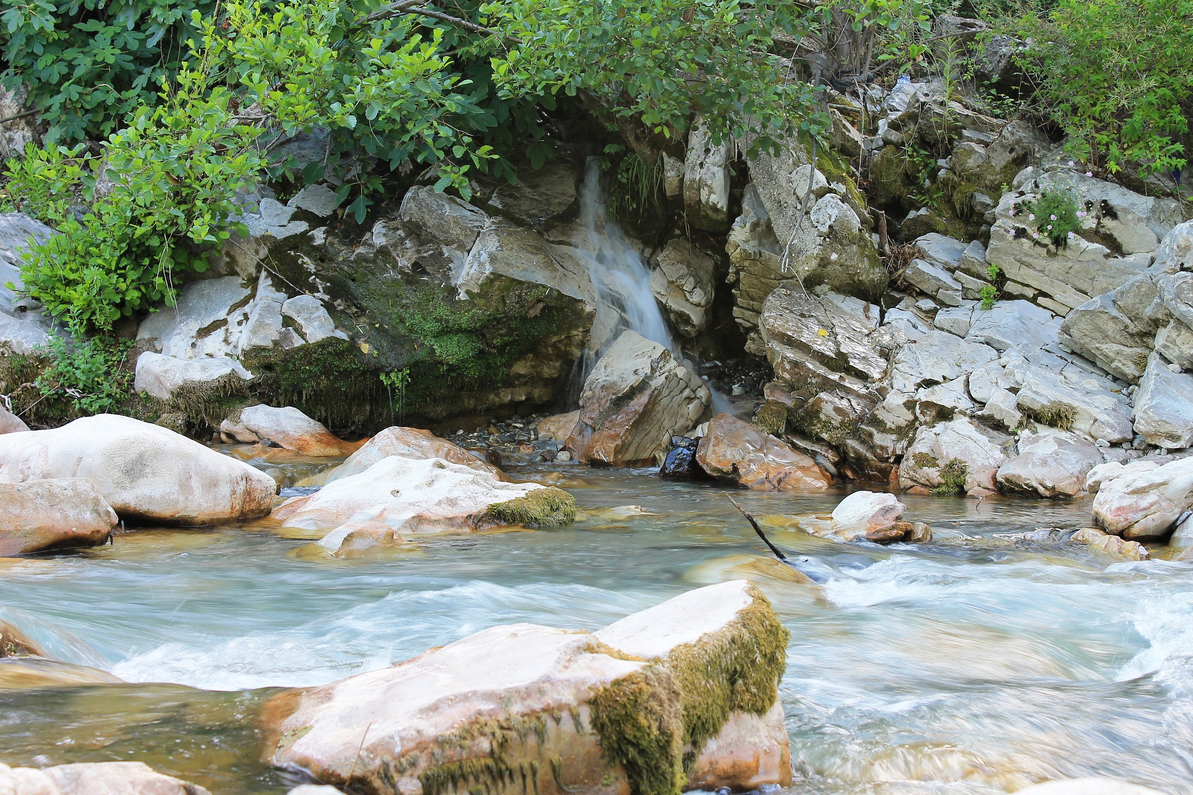 Particolare della cascata di Remolino -Felitto(Sa)