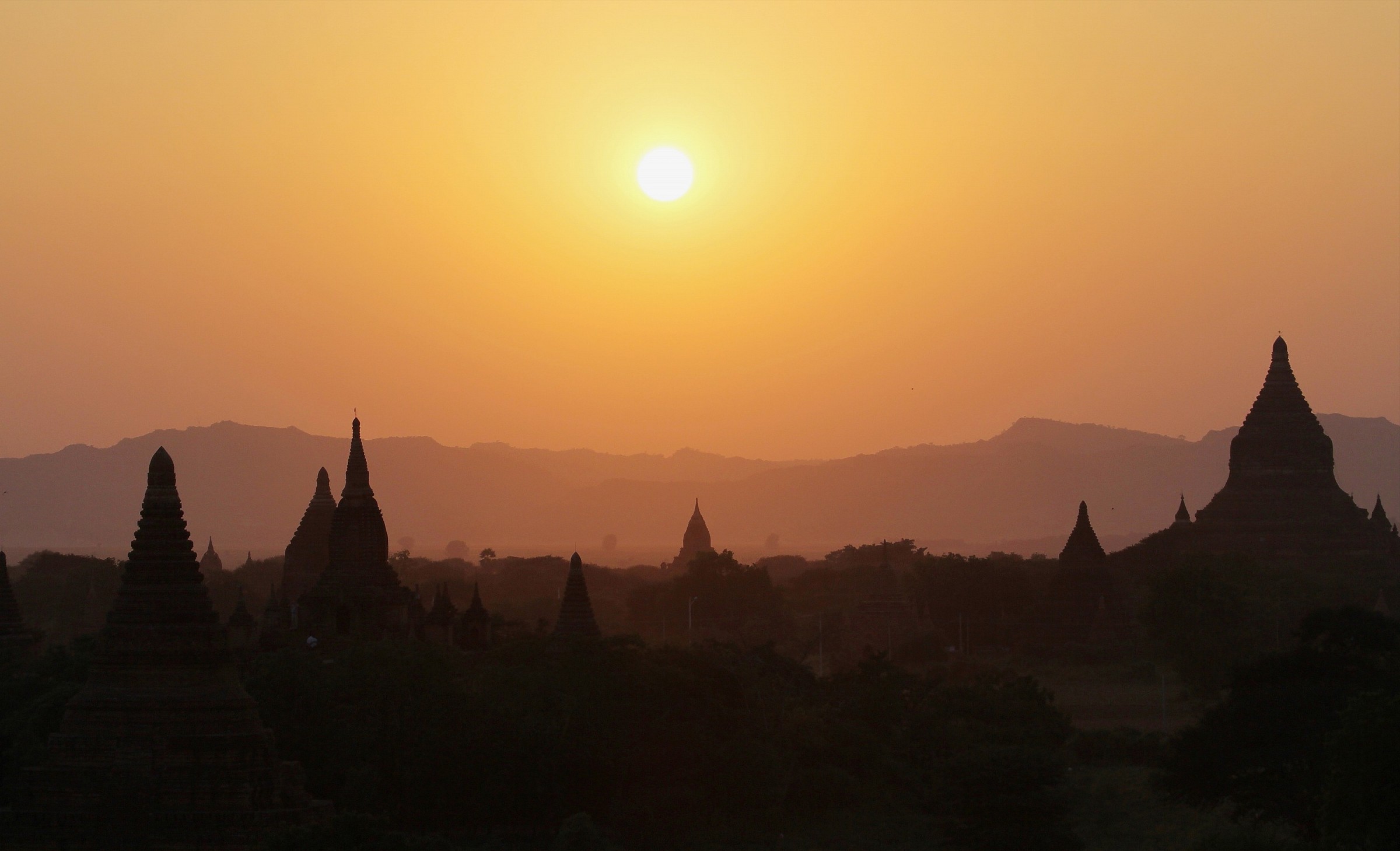 Sunset in Bagan