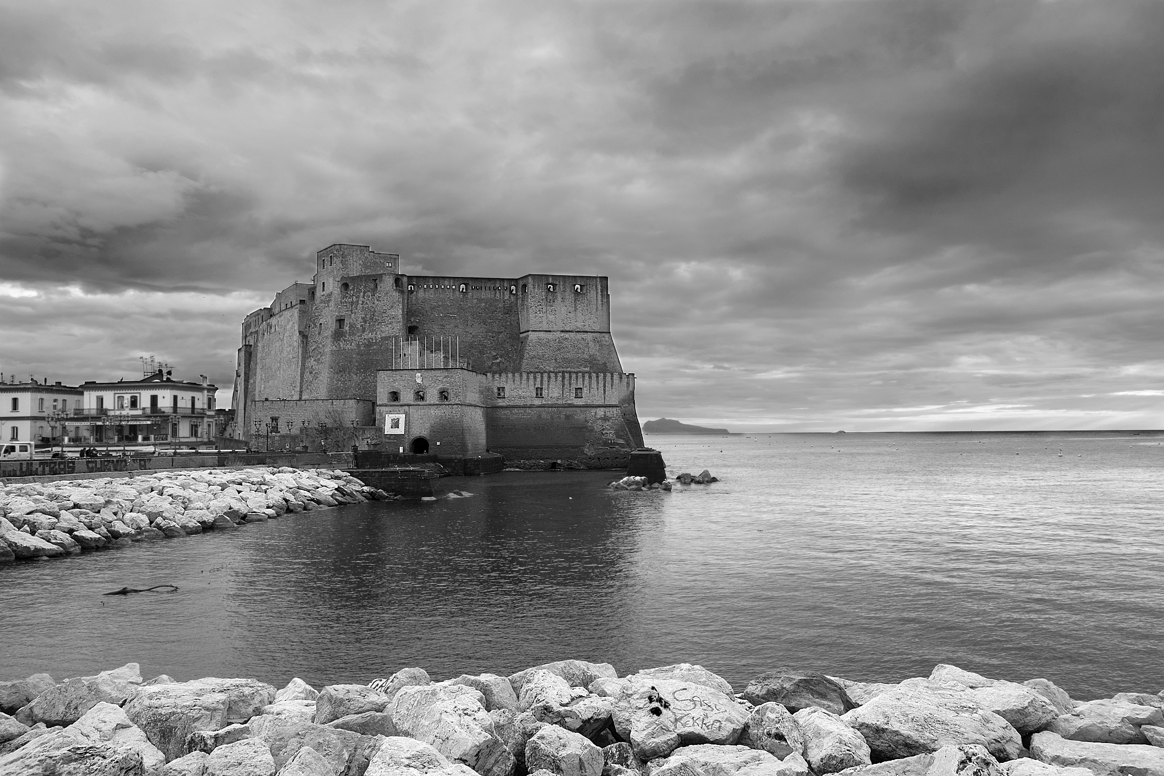 Castel dell'ovo 2 versione b/n