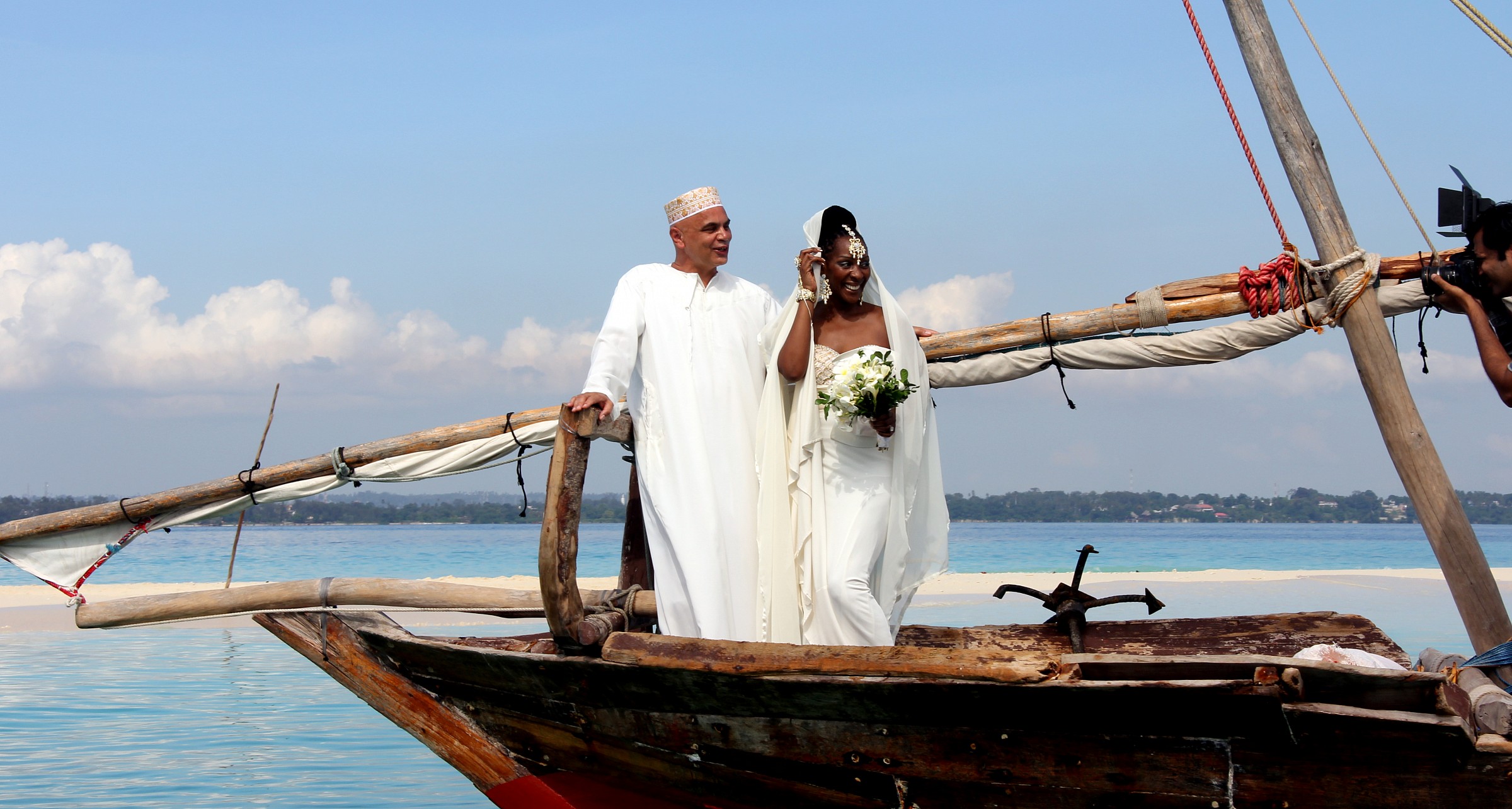 The arrival of the bride