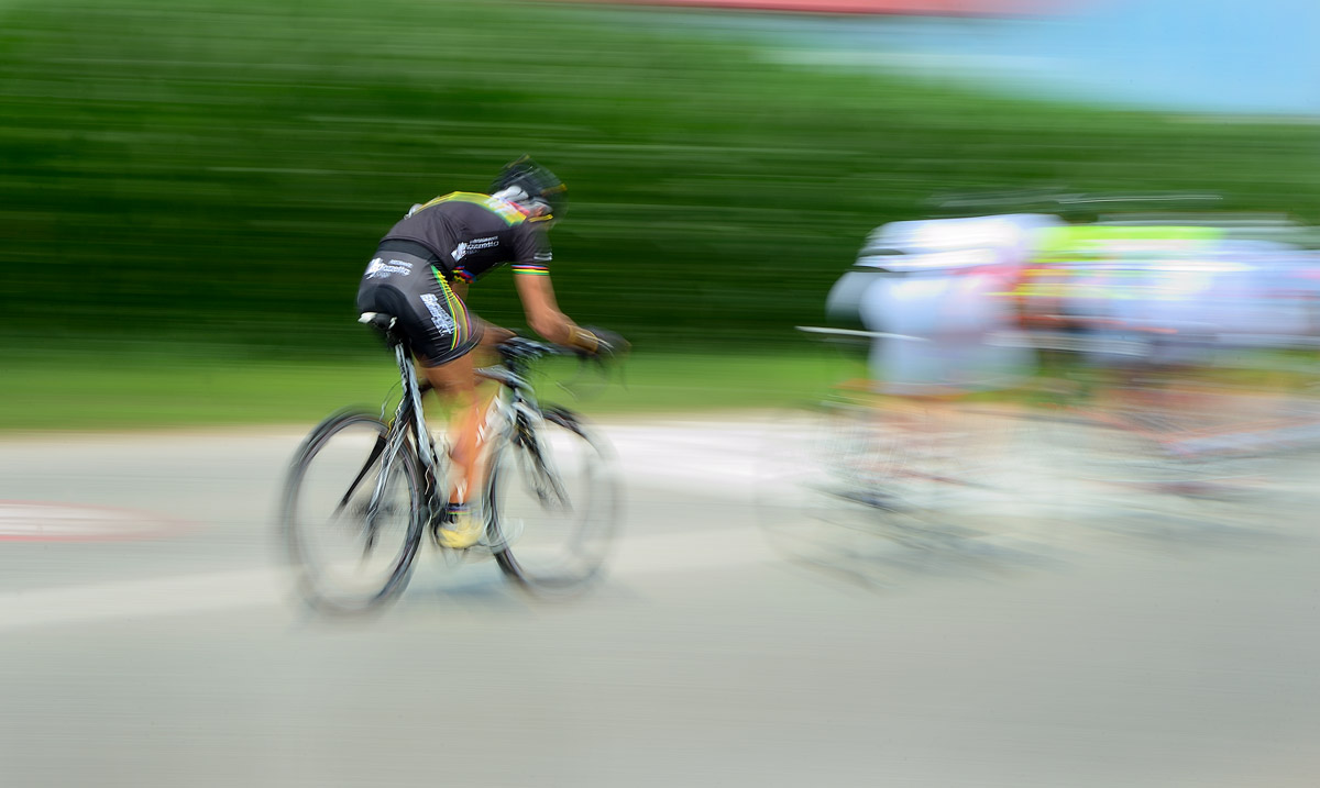 In the back of the pack