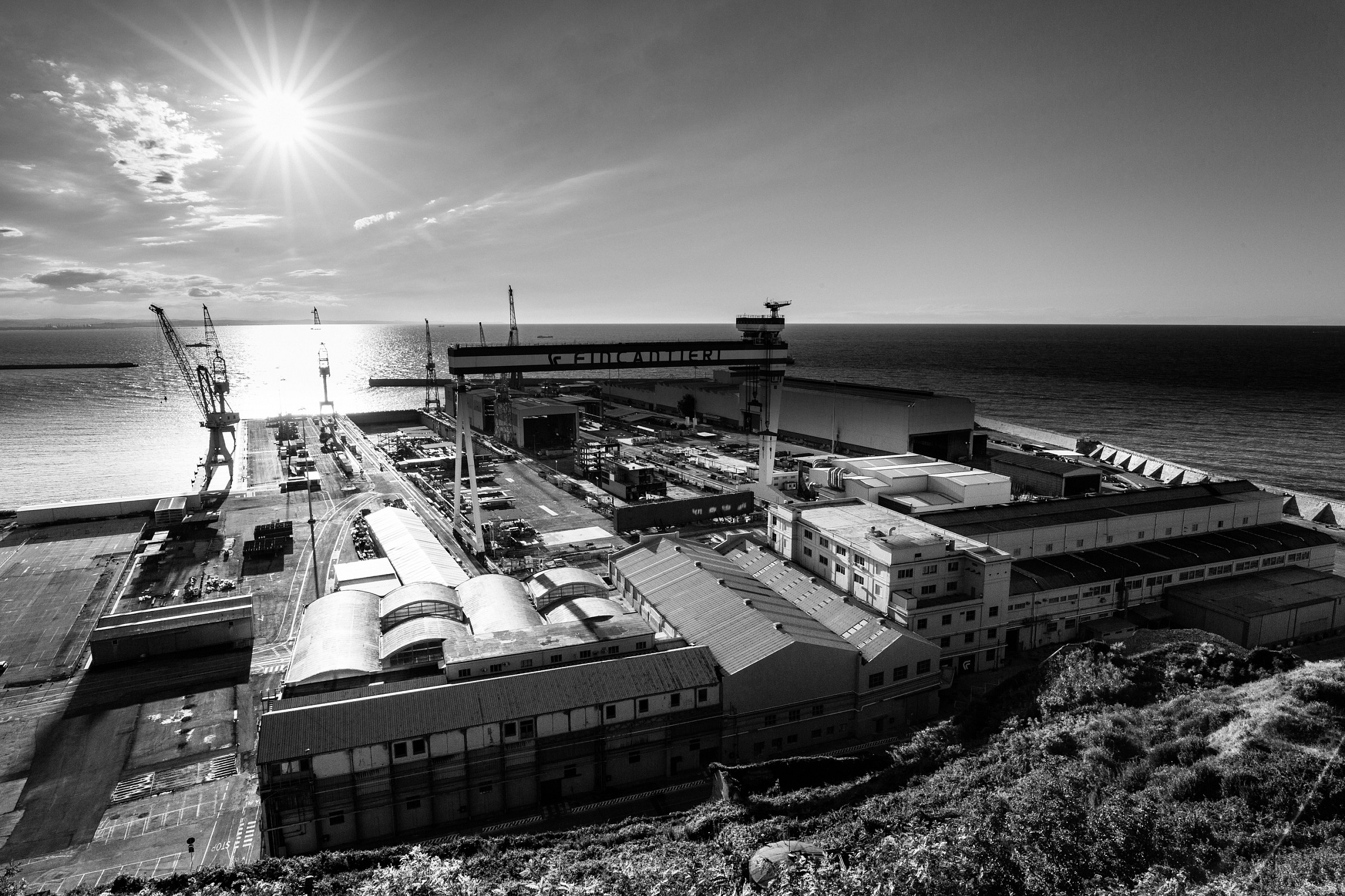 Tramonto su Cantiere