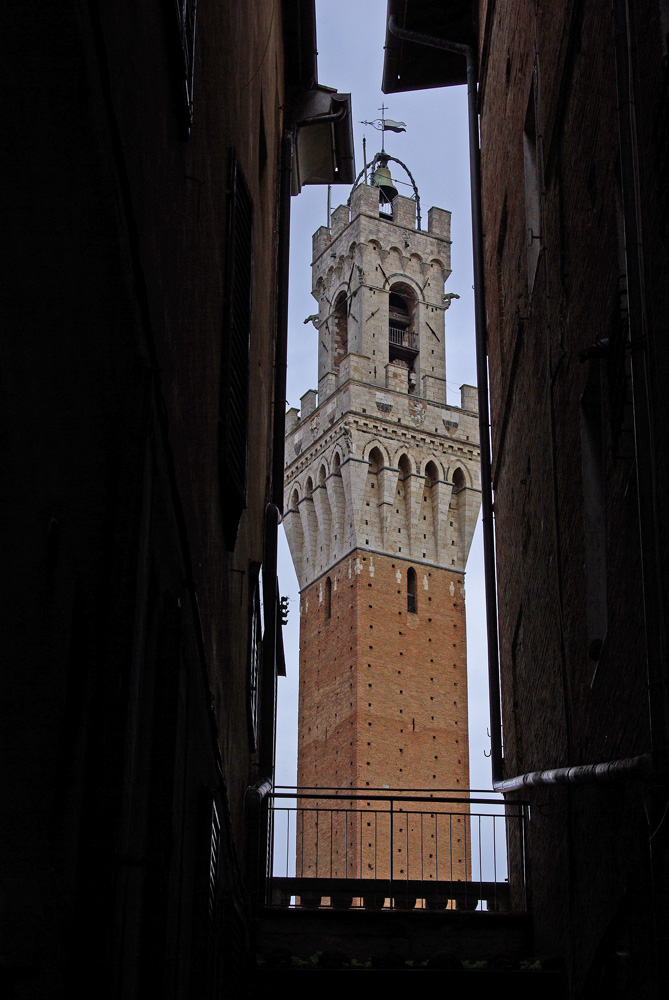 Siena, a frame for the tourist