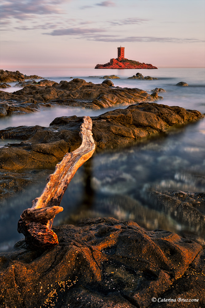Last light on the Ile d'Or