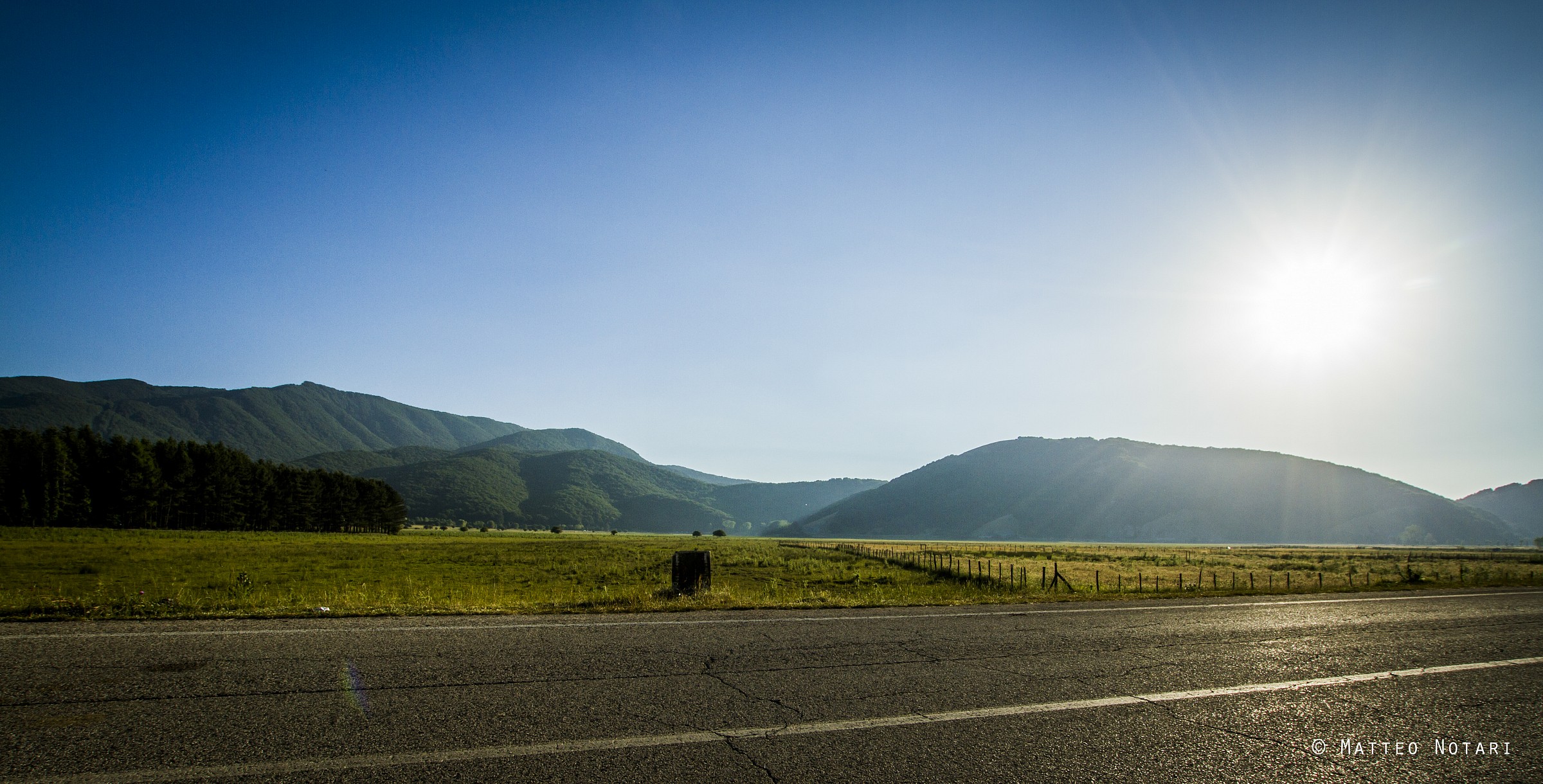 plain of the Lake Laceno