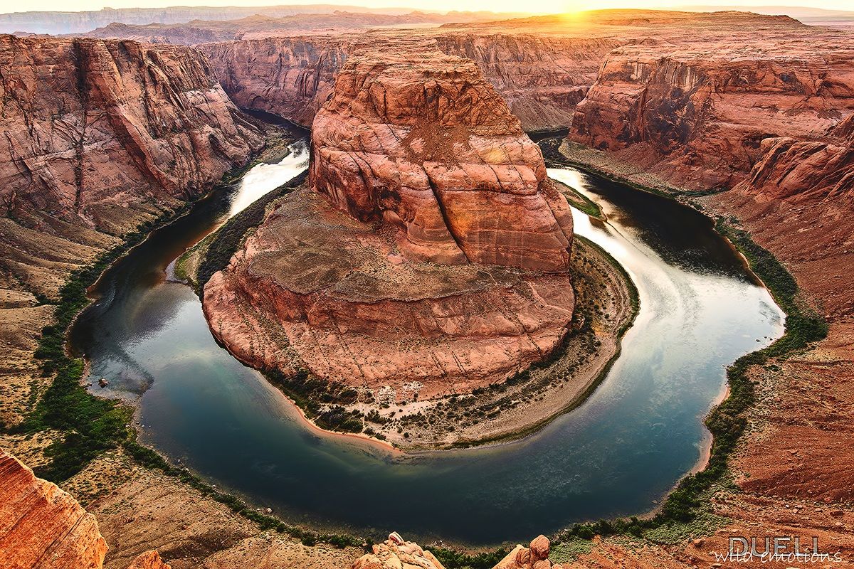 horseshoe bend sunset