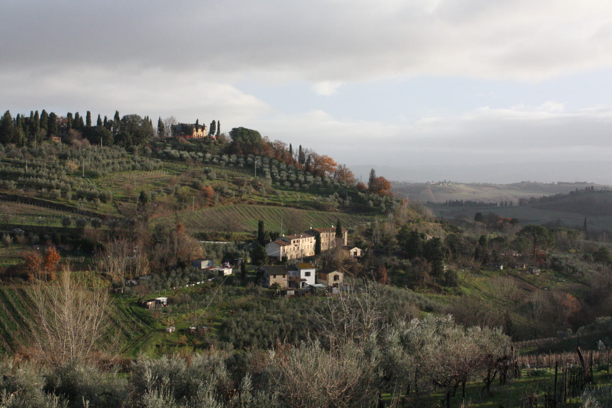 around San Gimignano