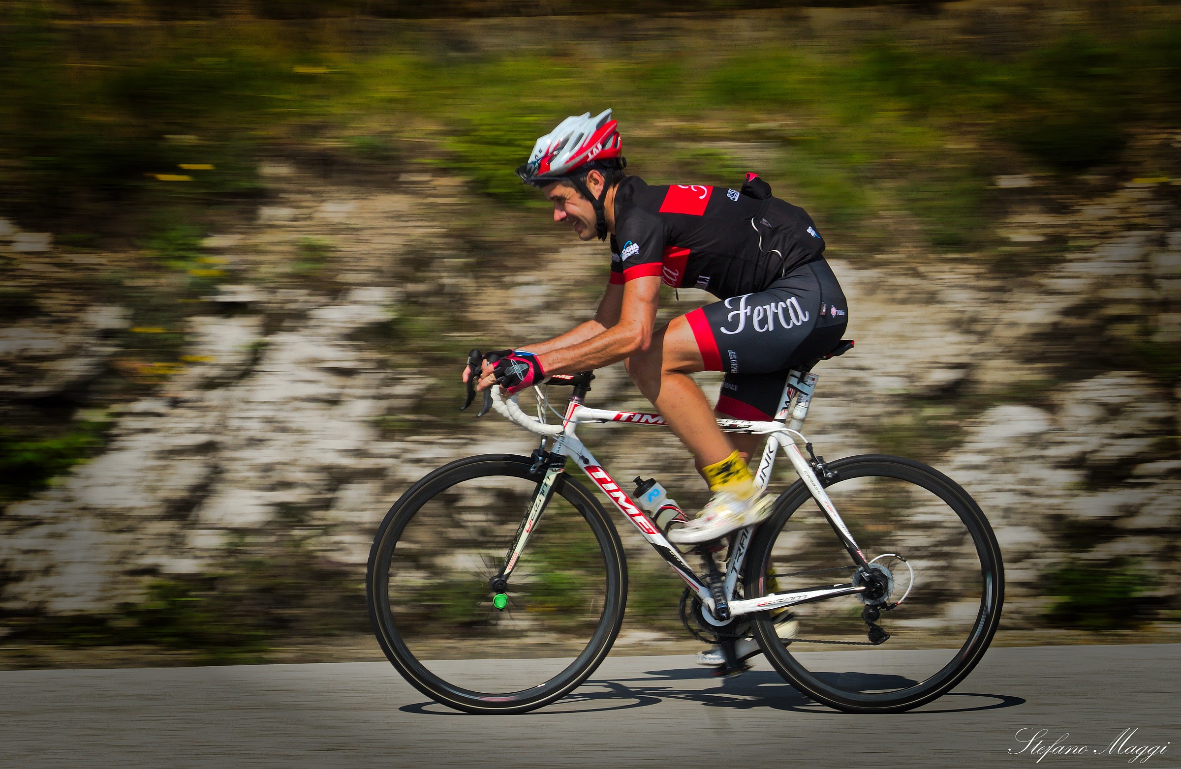 Ciclista: salita del Ghisallo