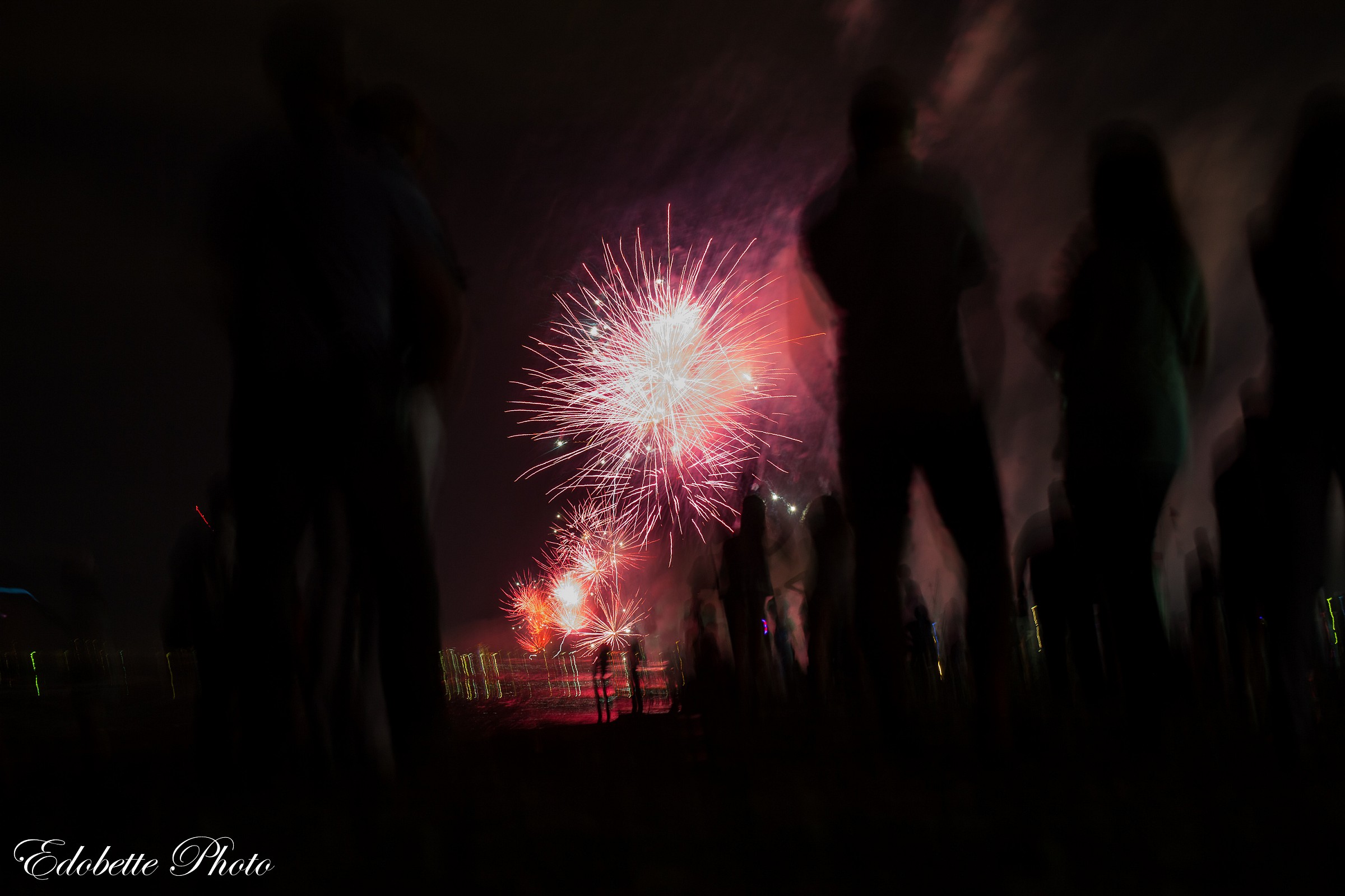 The fires at the Pink Night